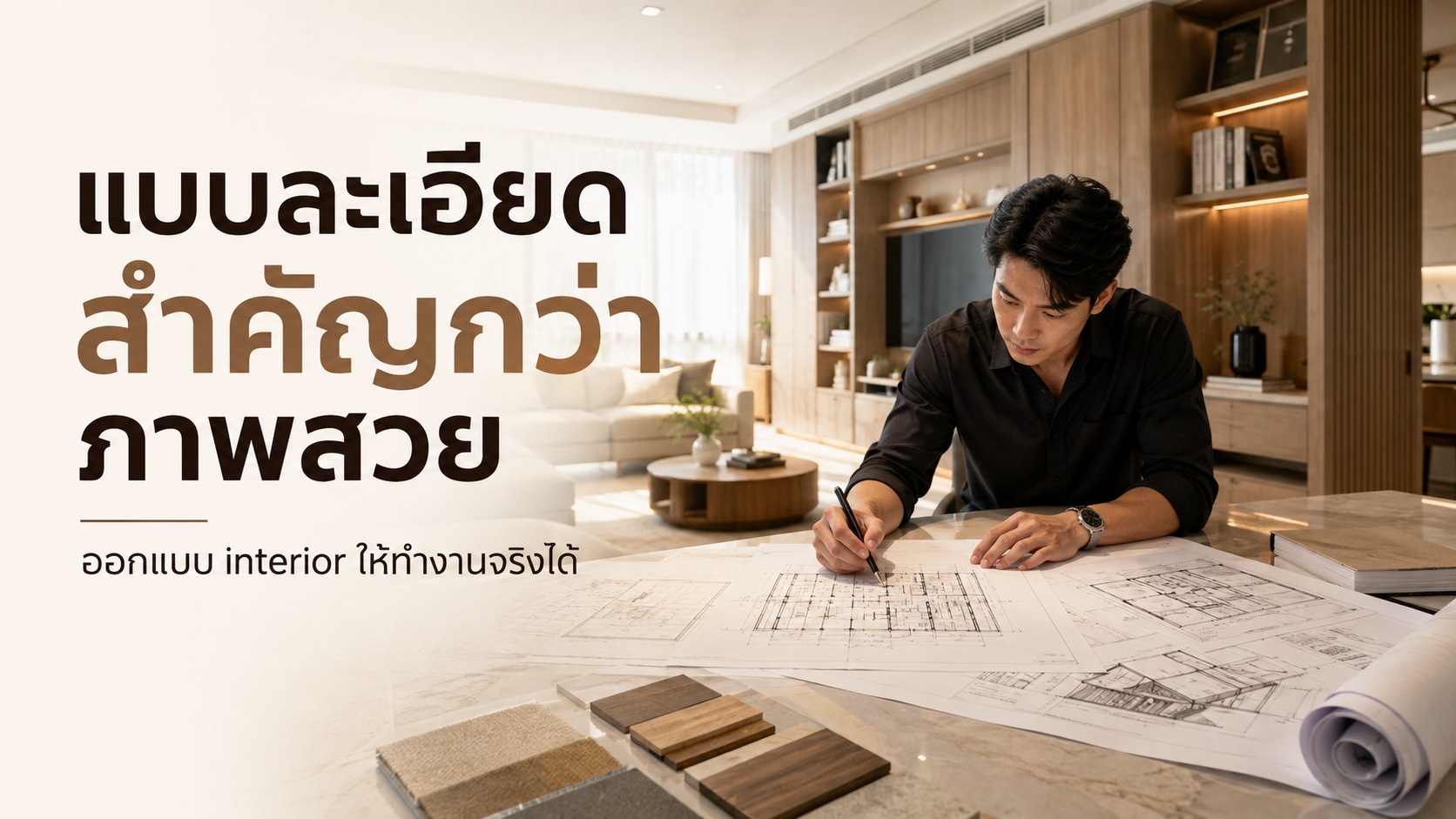 ออกแบบ interior ทำไมแบบรายละเอียดสำคัญกว่าภาพสวยอย่างเดียว