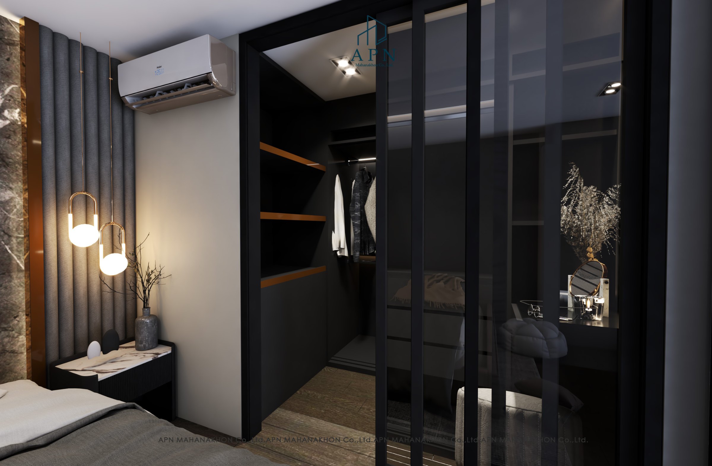 บริษัทบิ้วอินภายใน Knightsbridge Space Ratchayothin โดย APN
