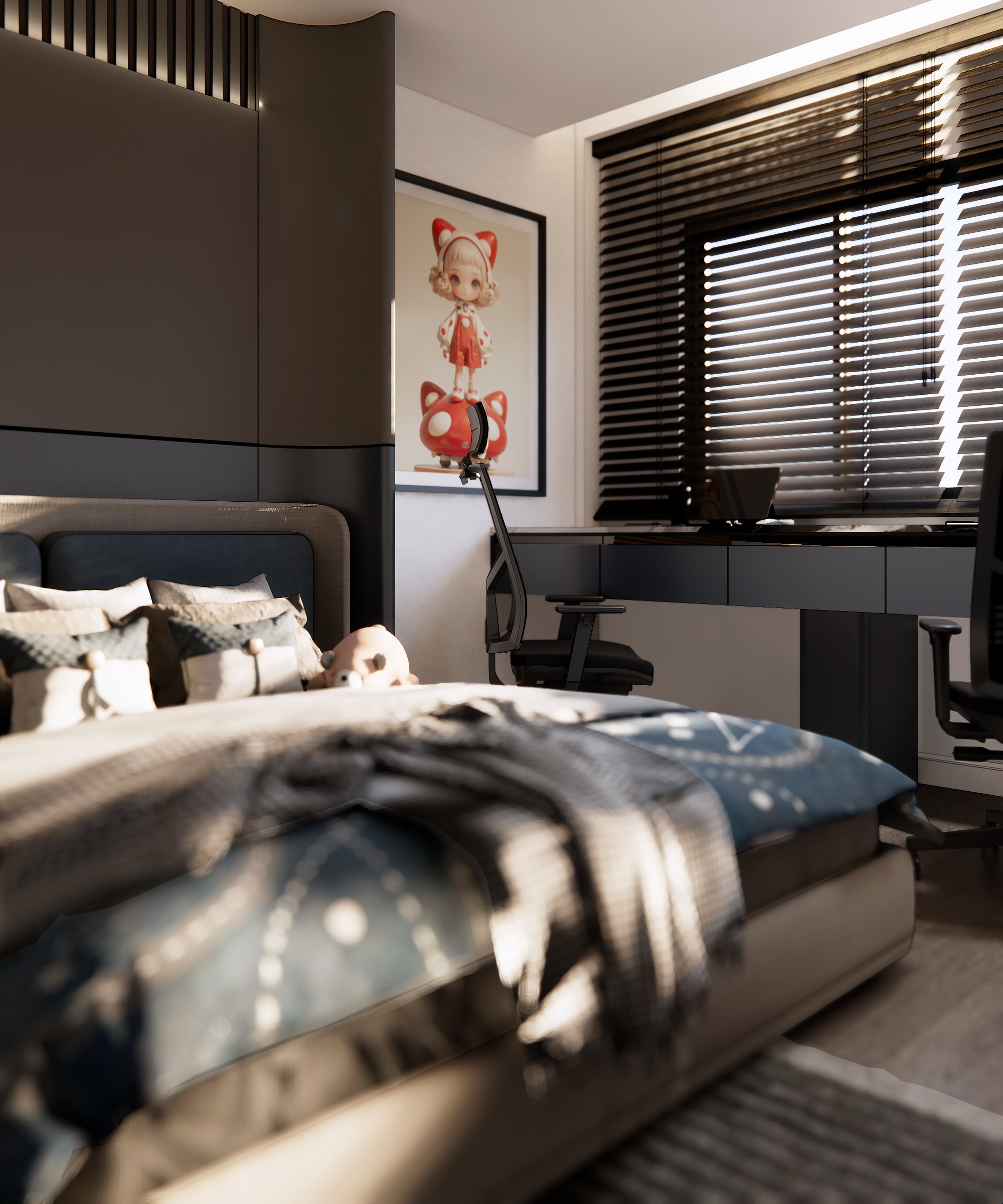 รับออกแบบคอนโด ตกแต่งภายใน Private Residence โดย APN