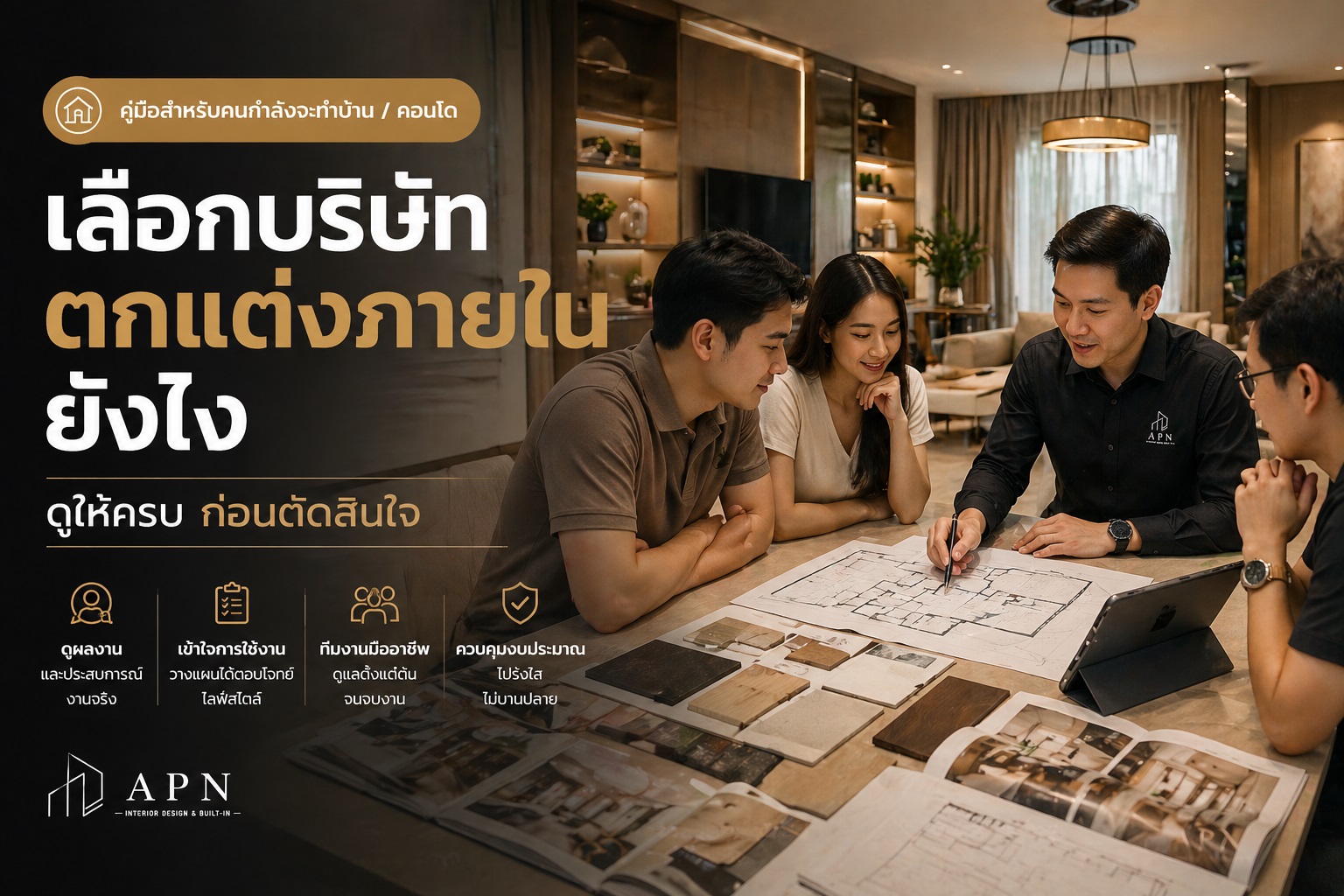 เลือกบริษัทตกแต่งภายในยังไง | บริษัท interior design บ้านและคอนโด