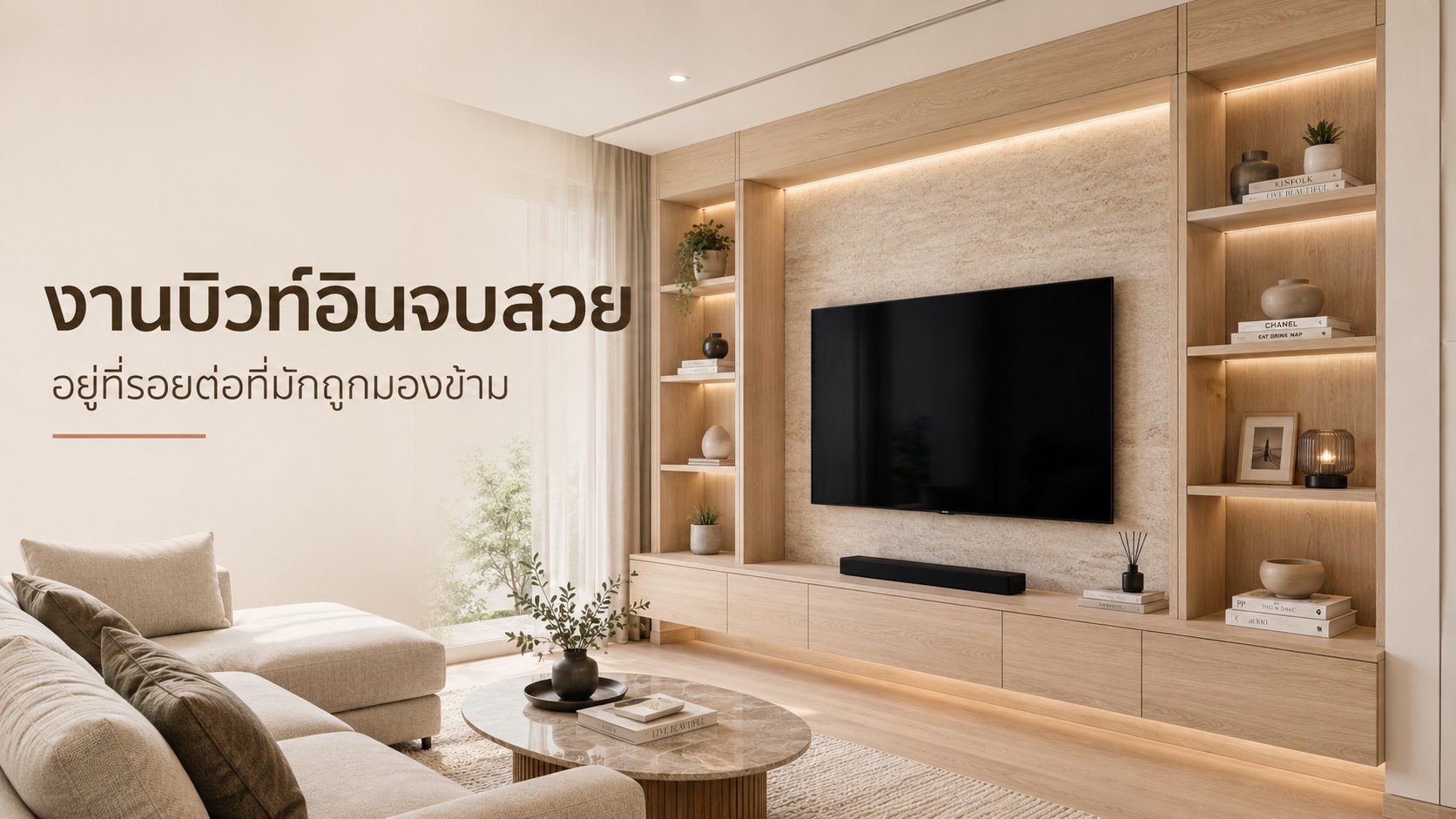 งานบิ้วอินจบสวยหรือไม่ อยู่ที่ 10 รอยต่อที่มักถูกมองข้าม