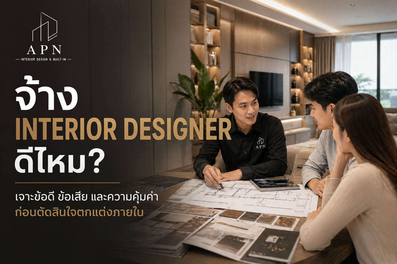 จ้าง Interior Designer ดีไหม | คุ้มไหมกับการตกแต่งภายในบ้านและคอนโด