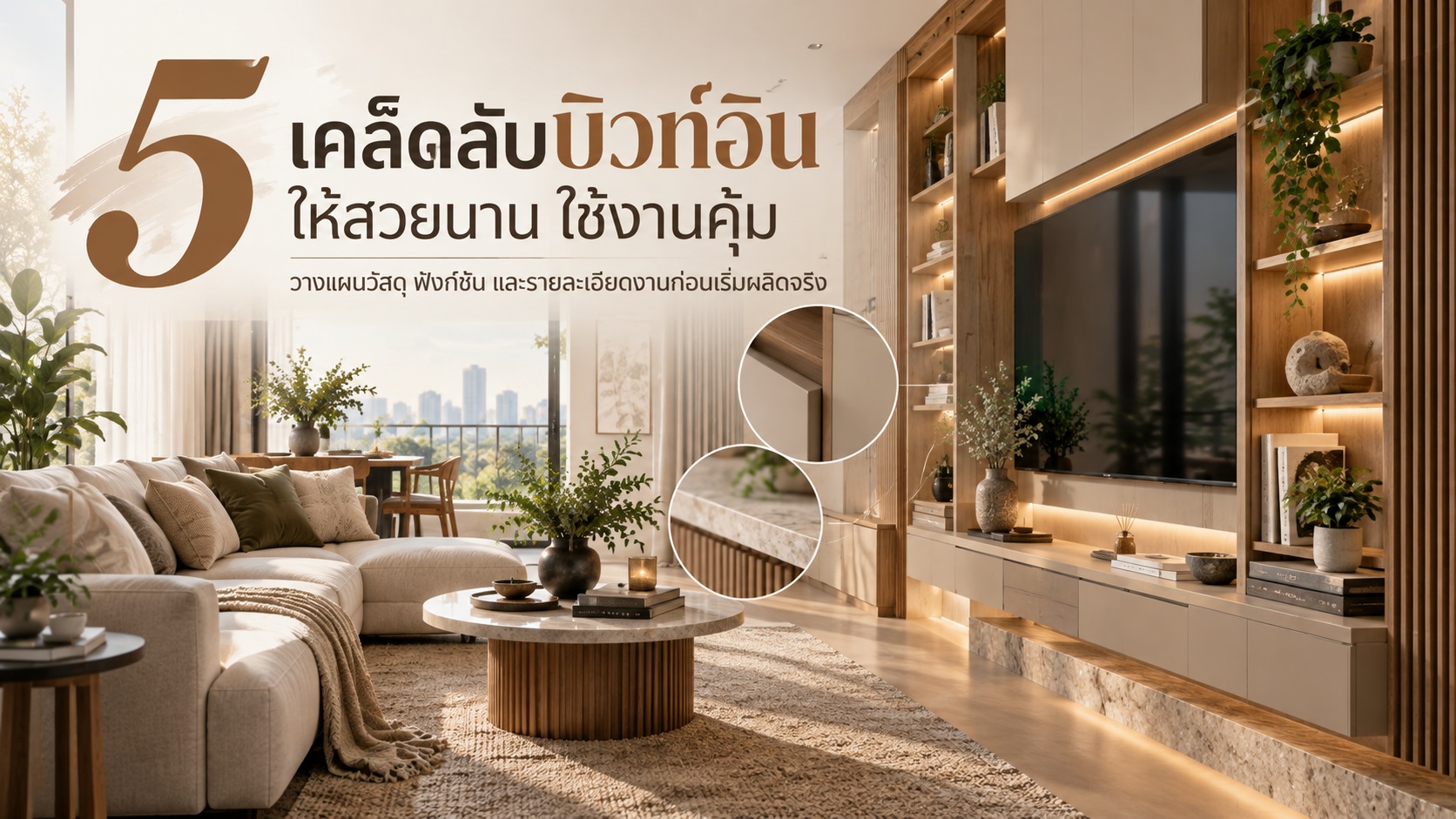 5 เคล็ดลับก่อนสั่งผลิตบิวท์อิน ลดงานแก้และใช้งานได้นาน