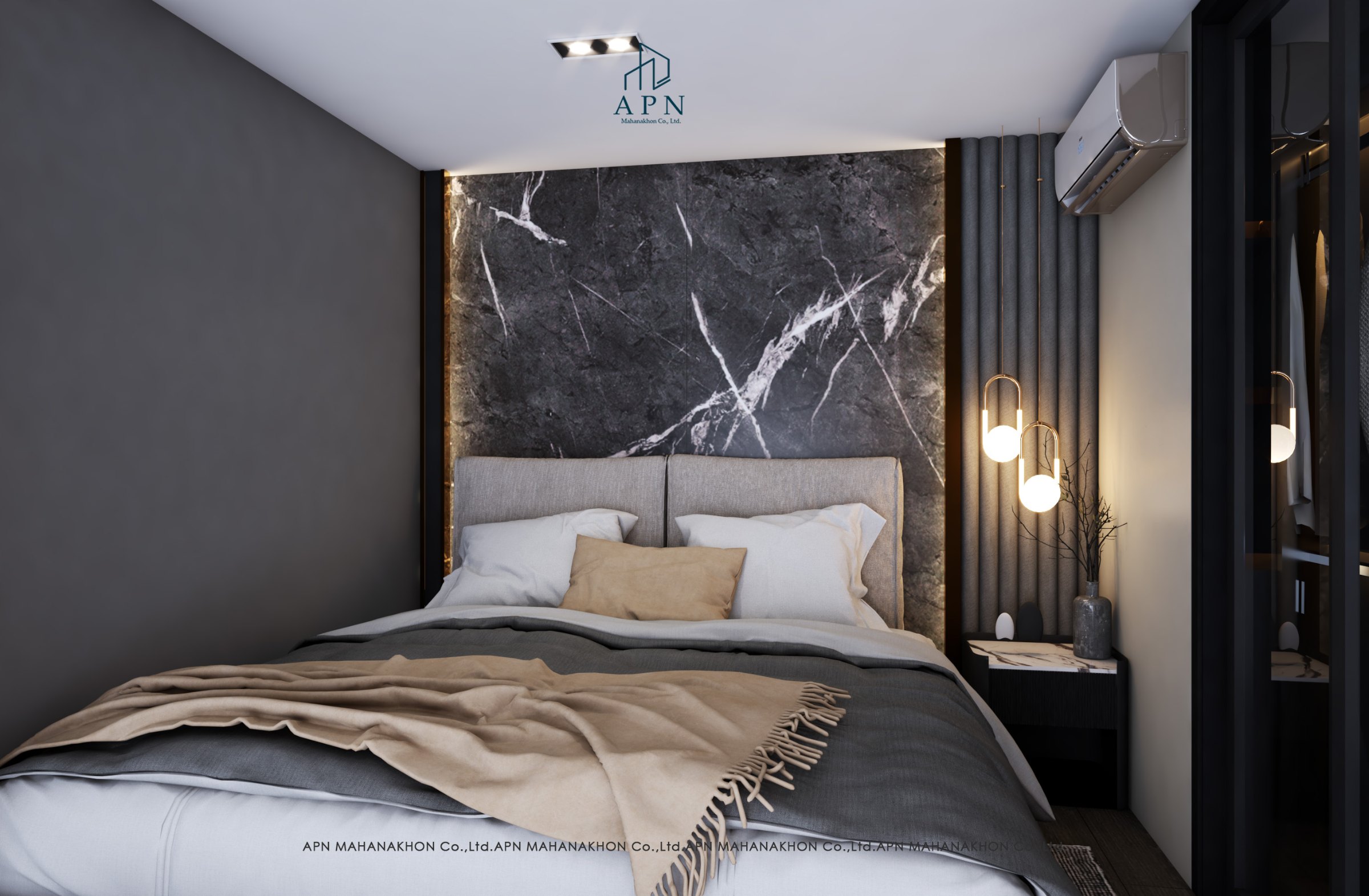 บริษัทตกแต่งภายในออฟฟิศ Knightsbridge Space Ratchayothin โดย APN