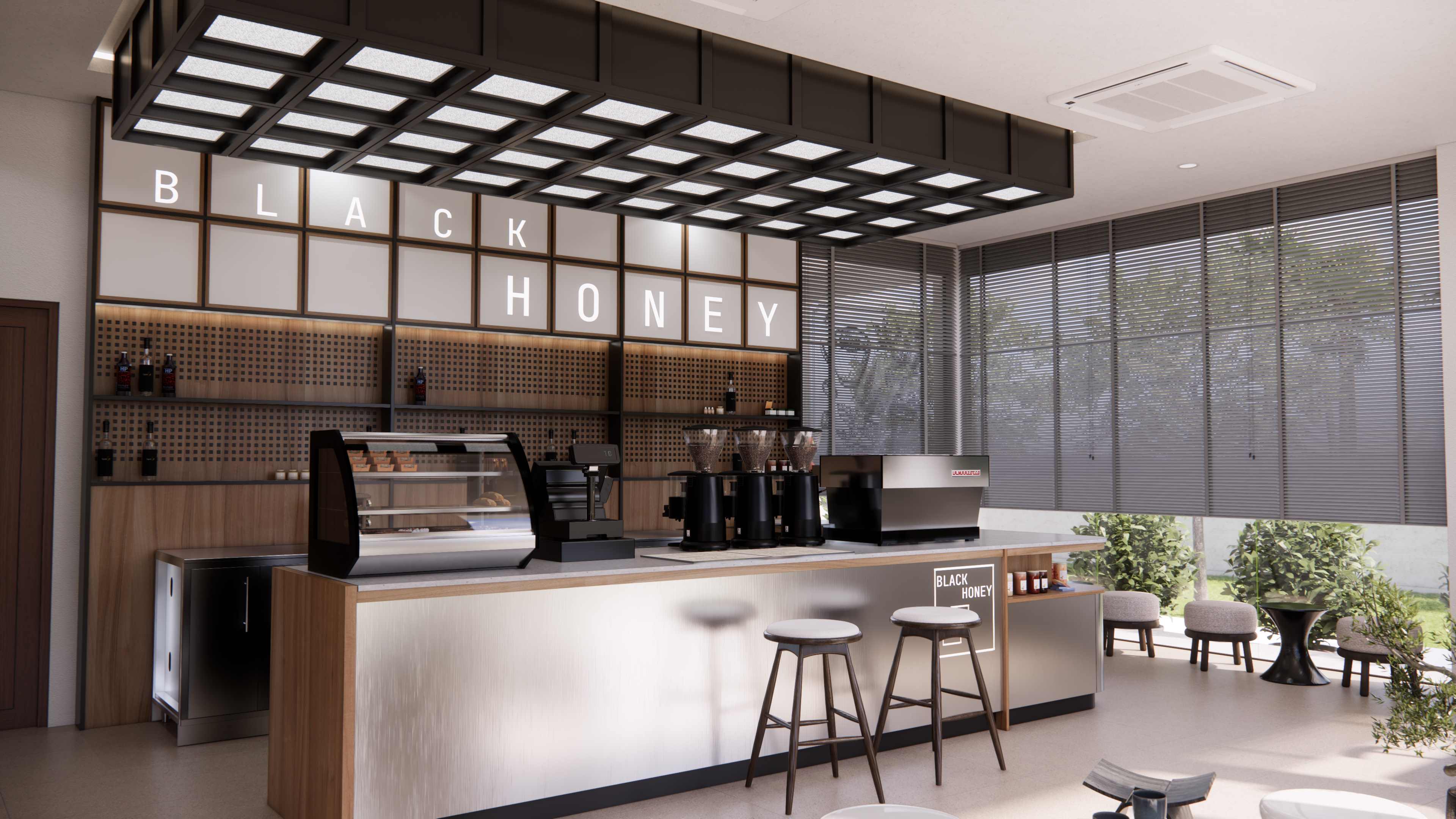 แนวคิดการออกแบบ Home & Cafe