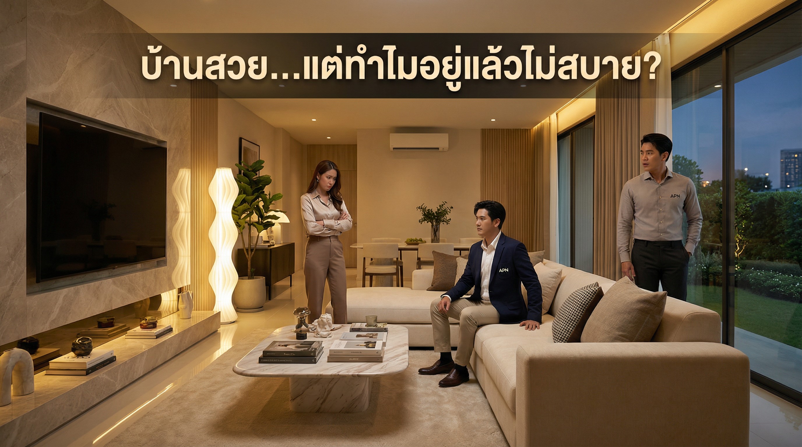 ทำไมบางบ้าน “ดูสวย” แต่พออยู่จริงแล้ว “ไม่สบาย”