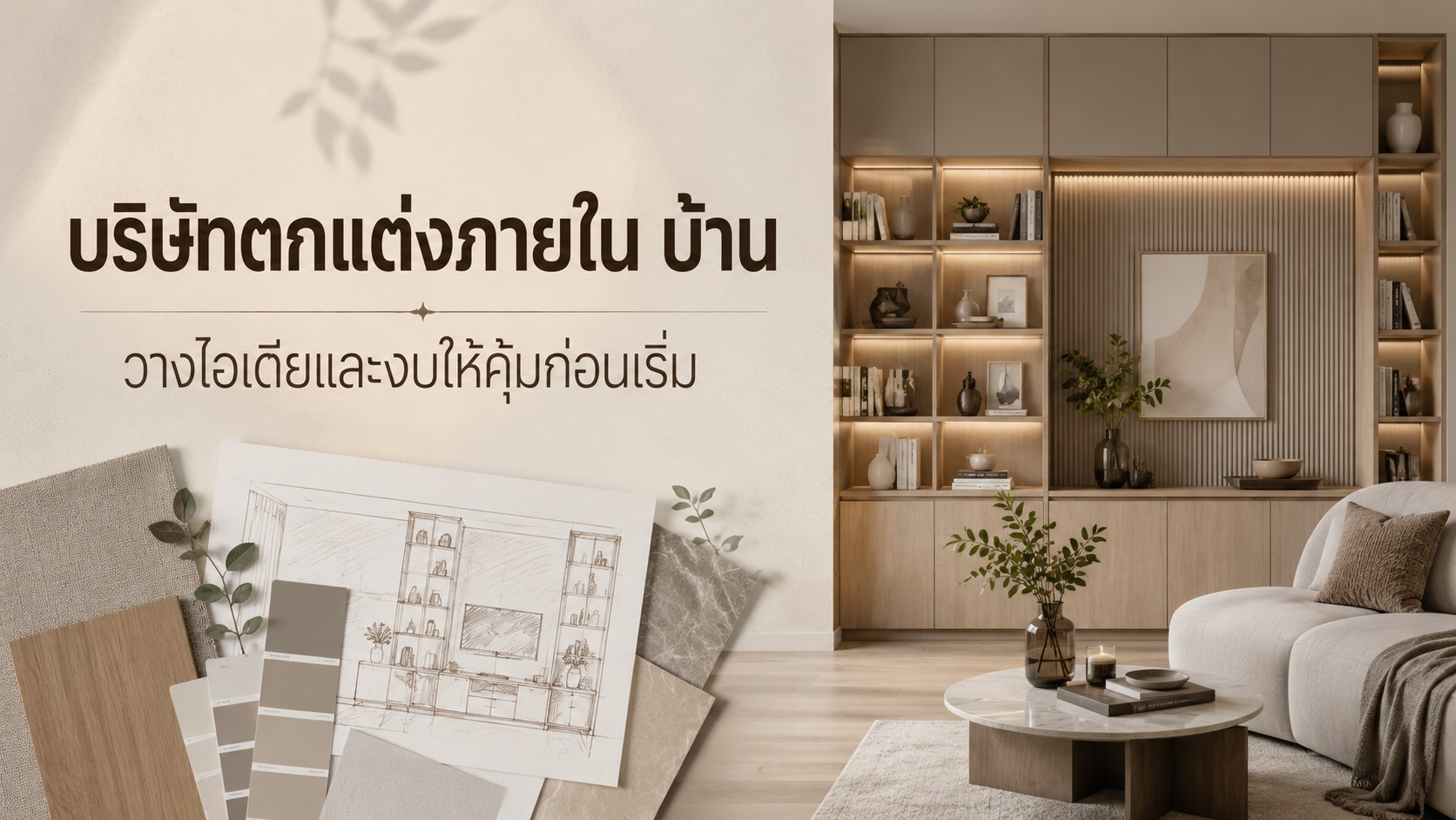 บริษัทตกแต่งภายใน บ้าน วางไอเดียและงบให้คุ้มก่อนเริ่ม