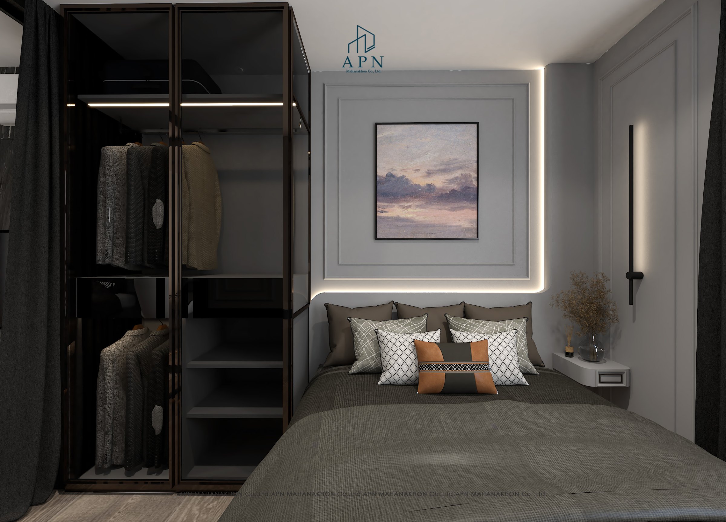 บริษัทตกแต่งภายใน ใน กทม Life Sathorn Sierra โดย APN