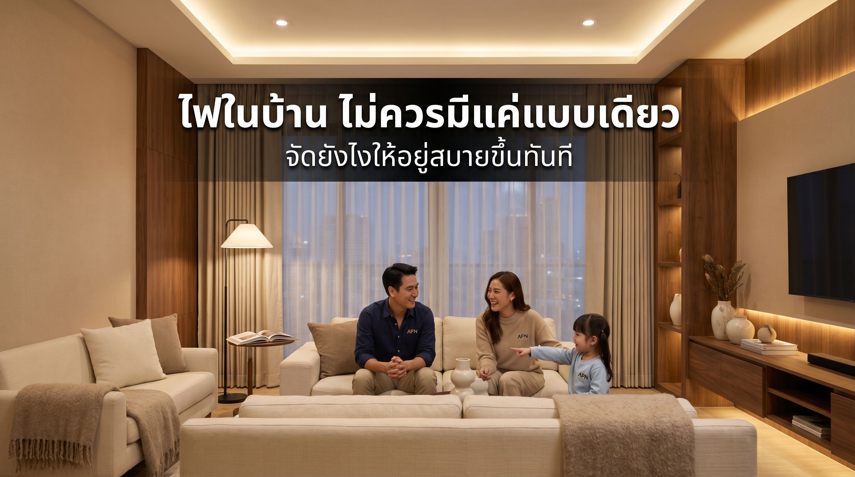 ไฟในบ้านควรมีแบบไหนบ้าง จัดยังไงให้ใช้งานได้จริงและอยู่สบาย