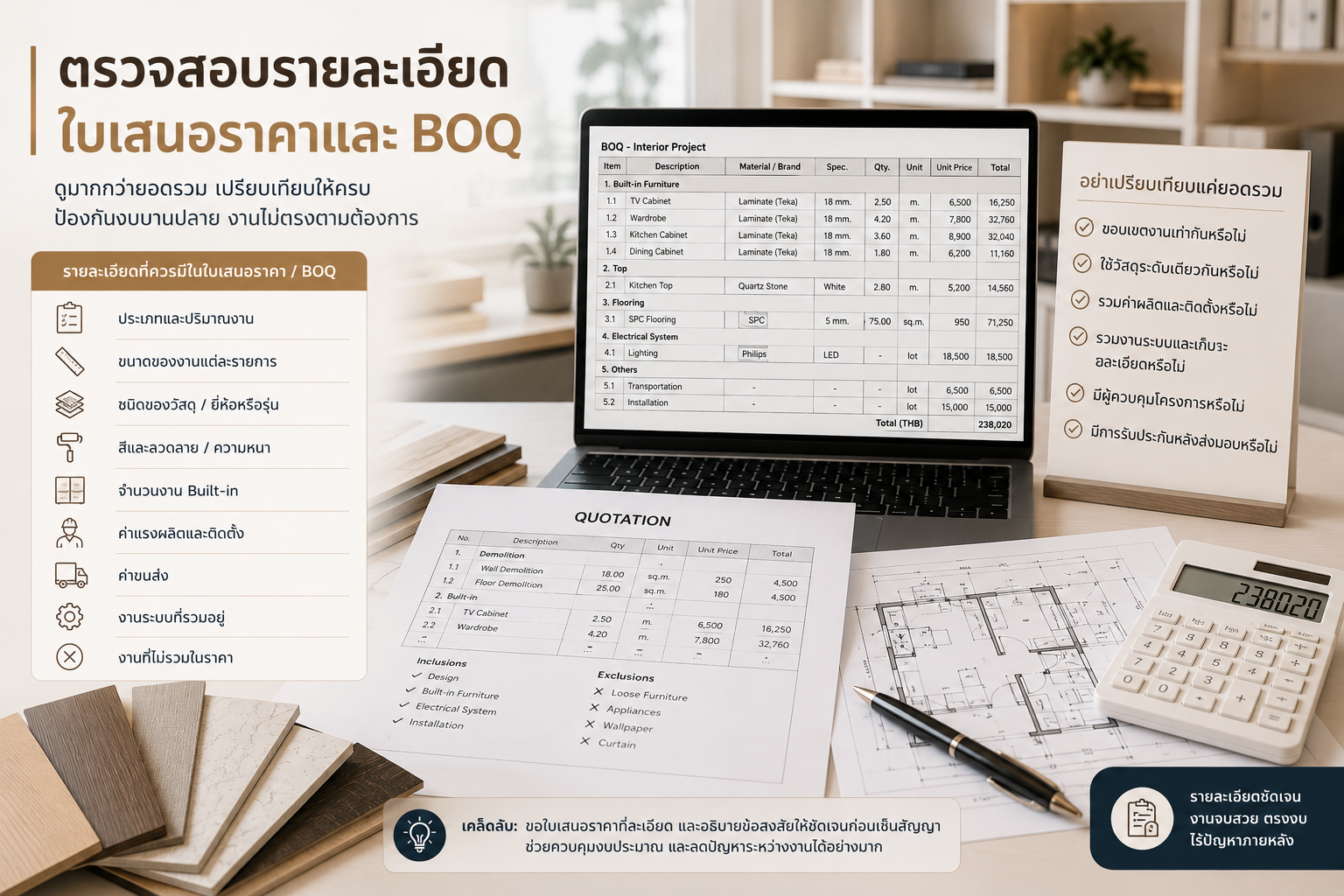 7 เรื่องที่ต้องเช็กก่อนจ้างบริษัทออกแบบและตกแต่งภายใน