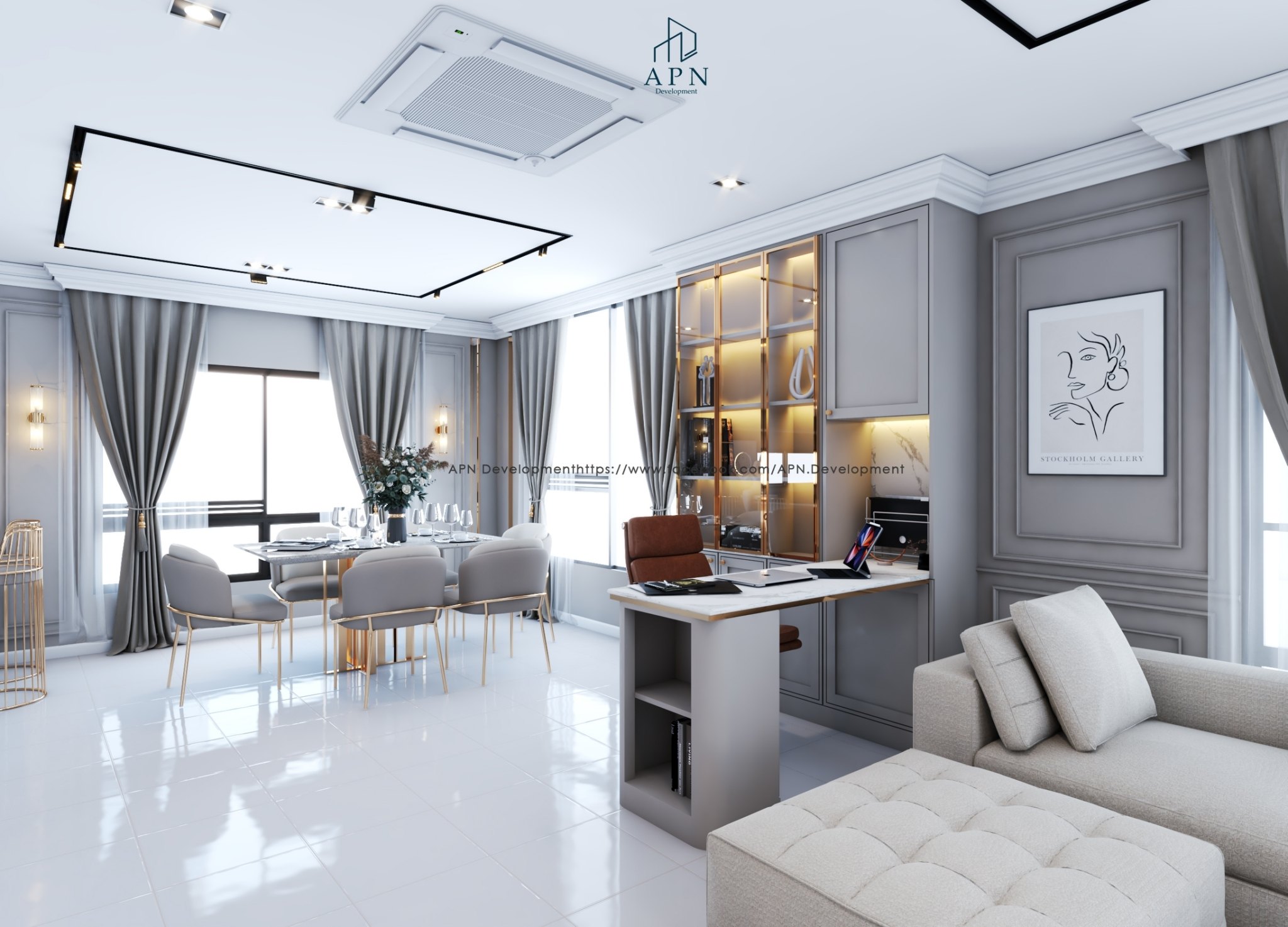 รับออกแบบ Home Setthasiri Krungthep-Pathumthani โดย APN