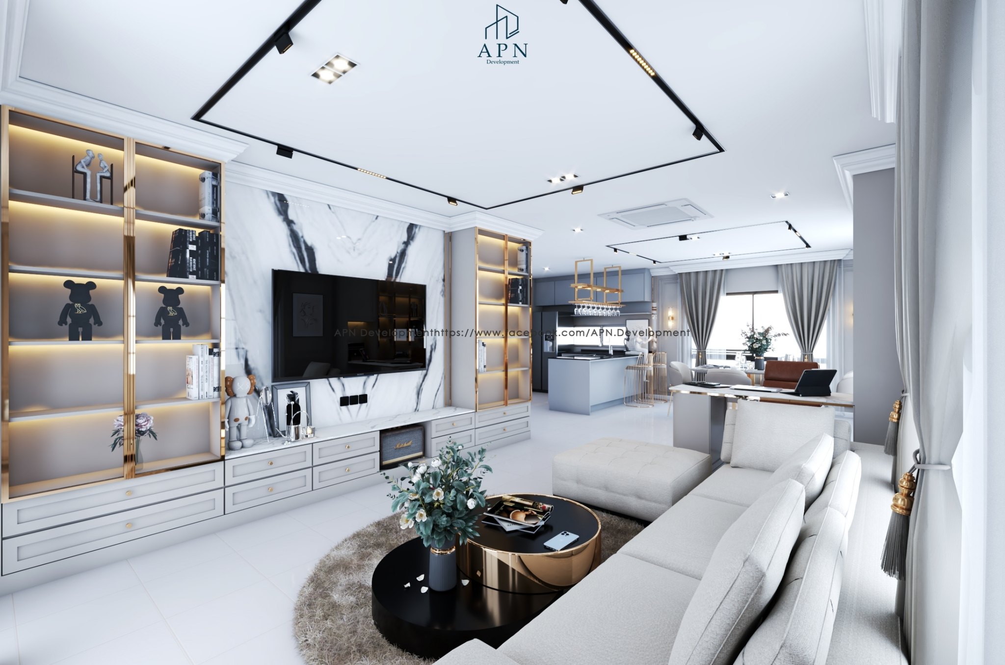 Setthasiri Krungthep-Pathumthani Modern Luxury ผลงานออกแบบตกแต่งภายใน โดย APN