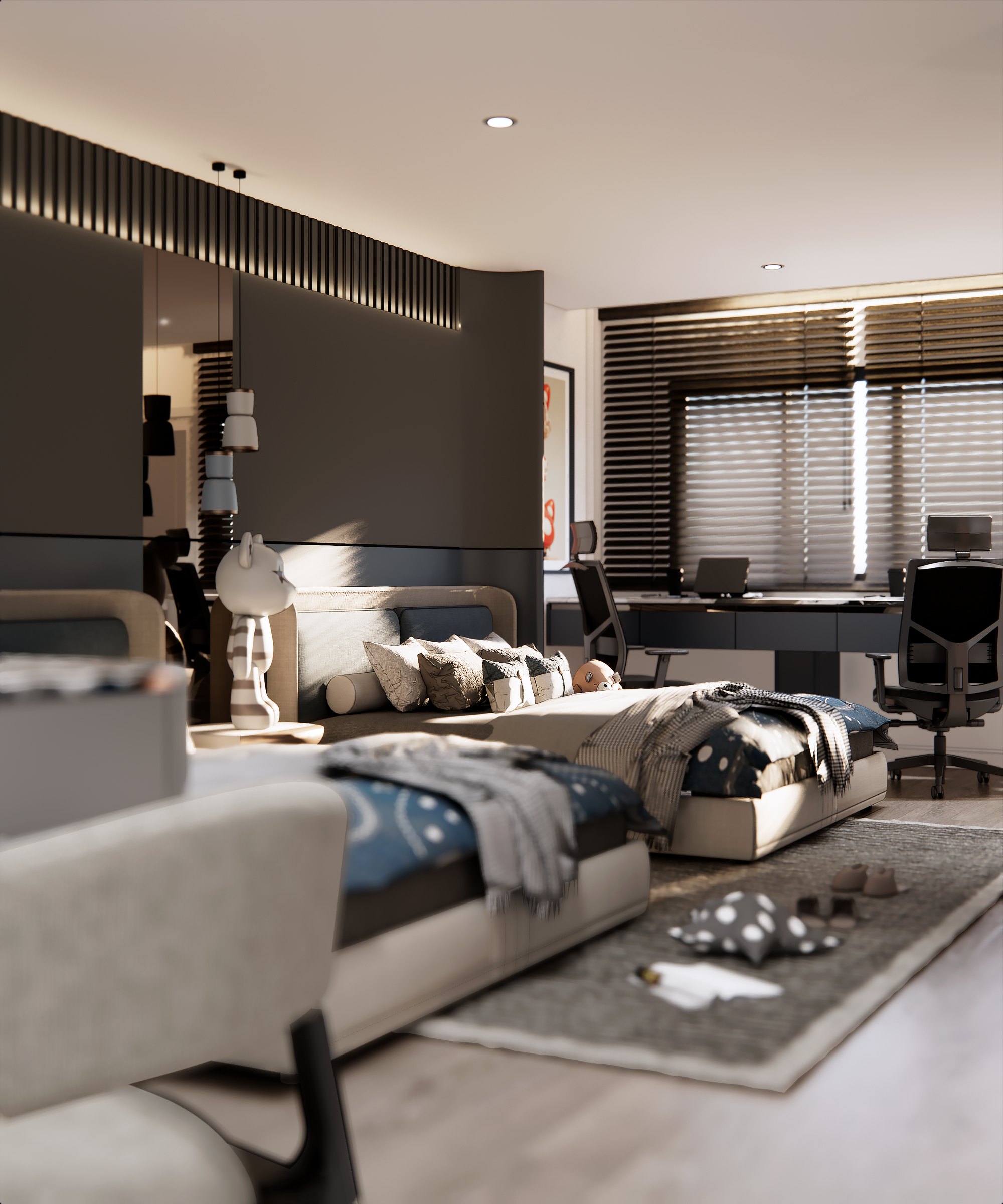 รับออกแบบรีโนเวทคอนโด Private Residence โดย APN