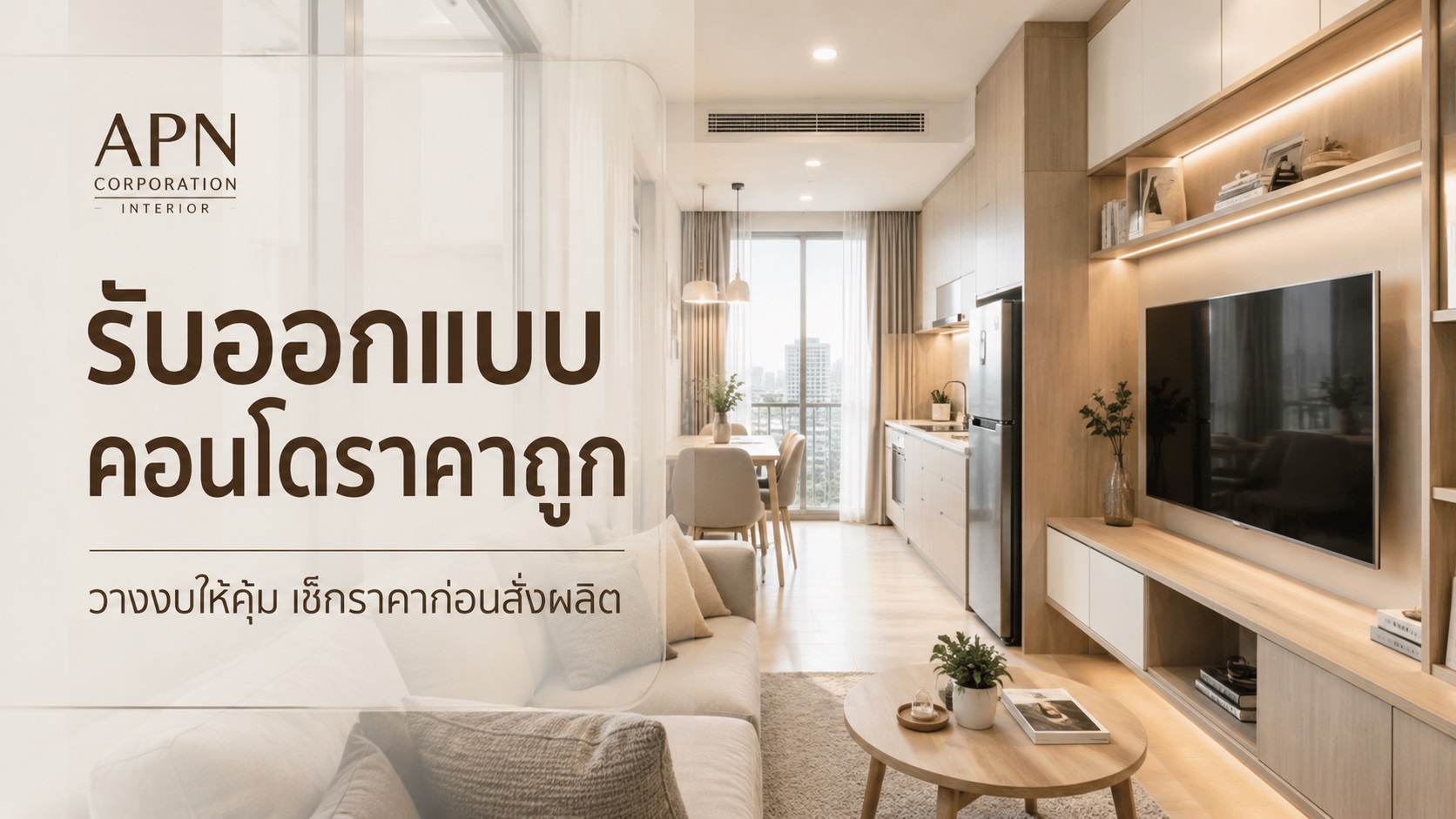 รับออกแบบคอนโดราคาถูก เช็กราคาอย่างไรก่อนสั่งผลิต