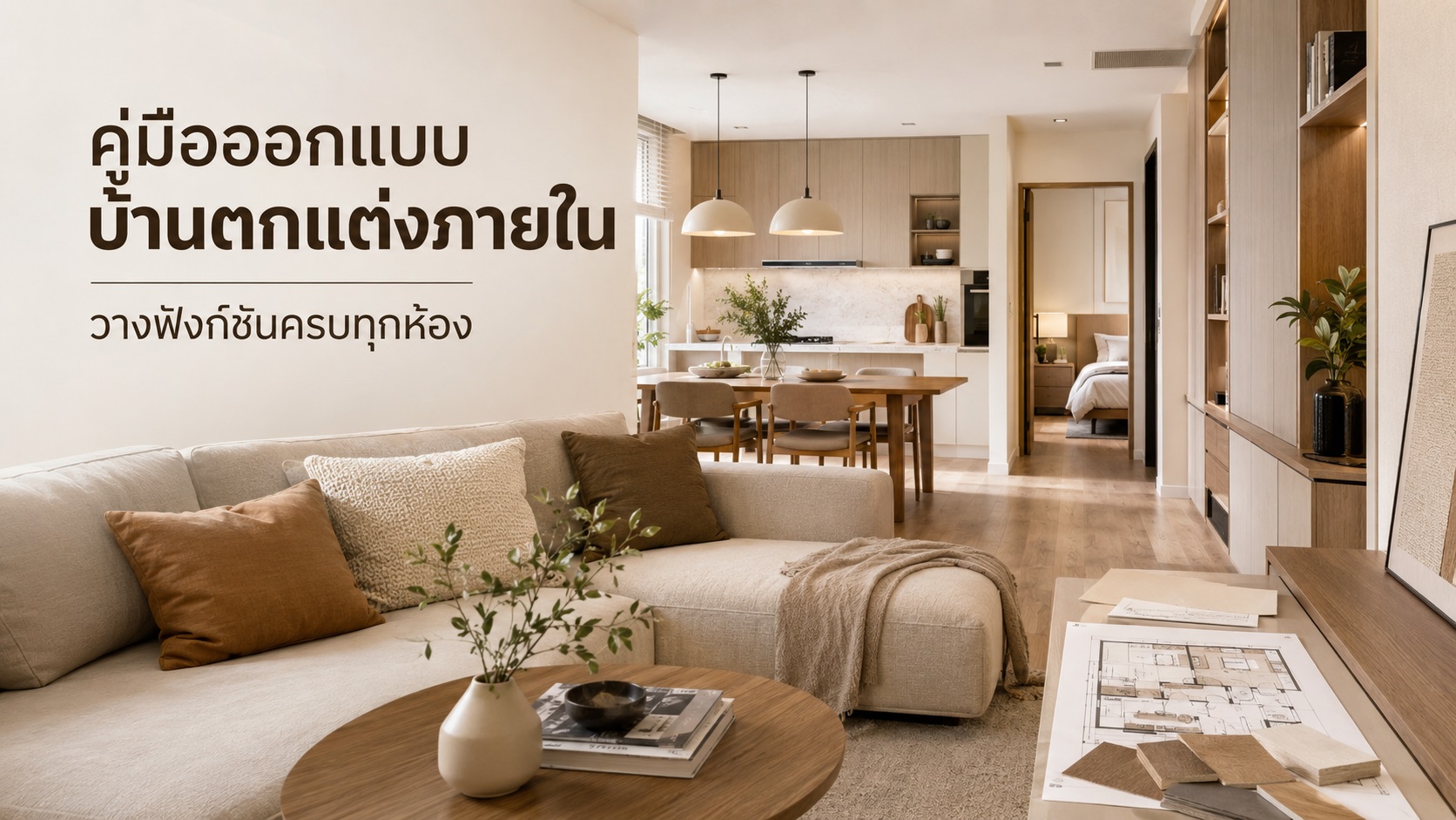 คู่มือออกแบบบ้านตกแต่งภายใน วางฟังก์ชันครบทุกห้อง