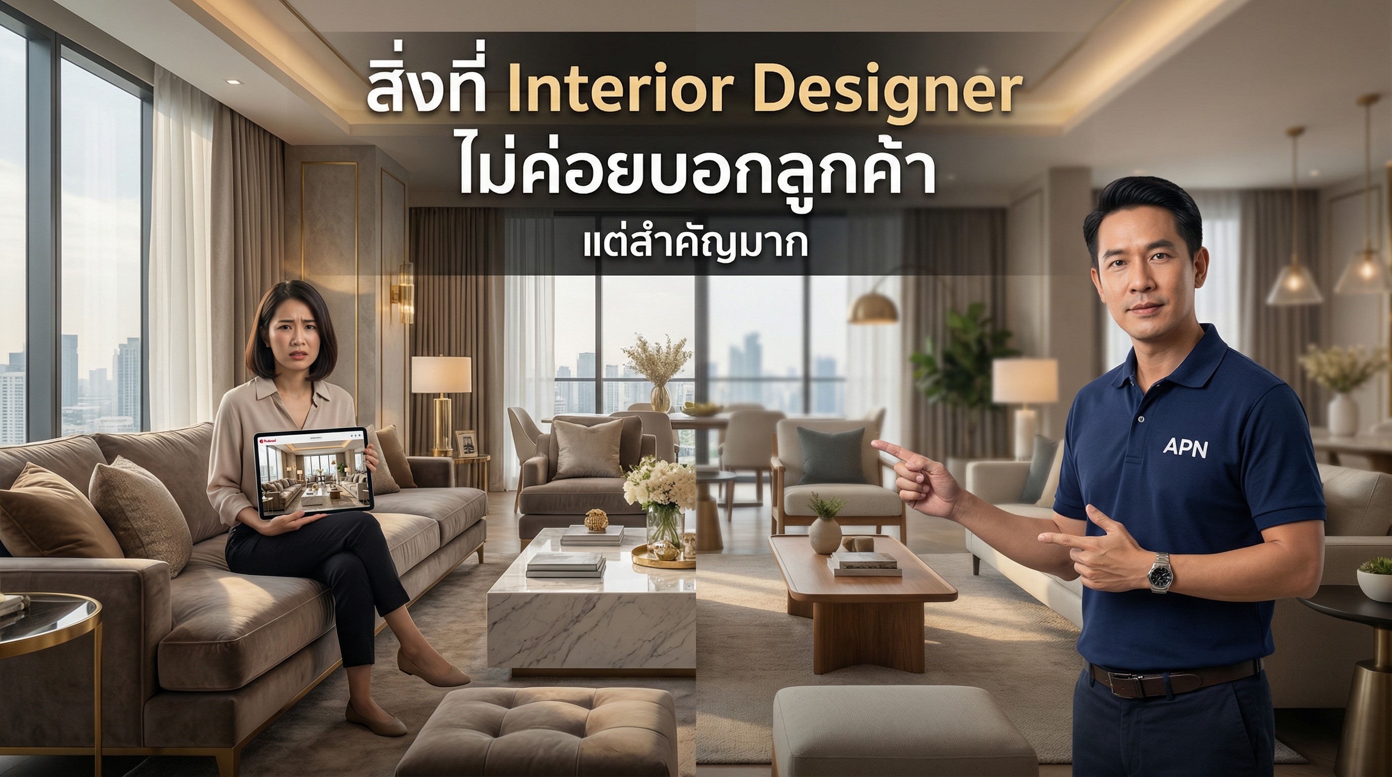 สิ่งที่ Interior Designer ไม่ค่อยบอกลูกค้า (แต่สำคัญมาก)