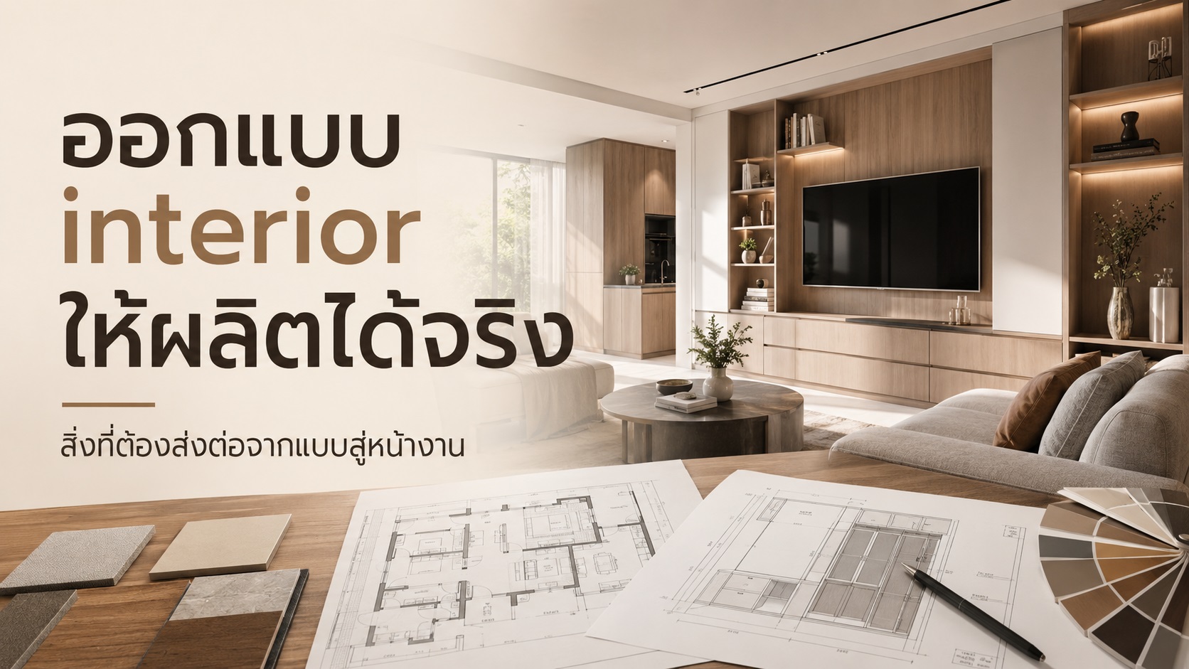 ออกแบบบ้านตกแต่งภายใน ก่อนผลิตบิวท์อินต้องอนุมัติอะไร