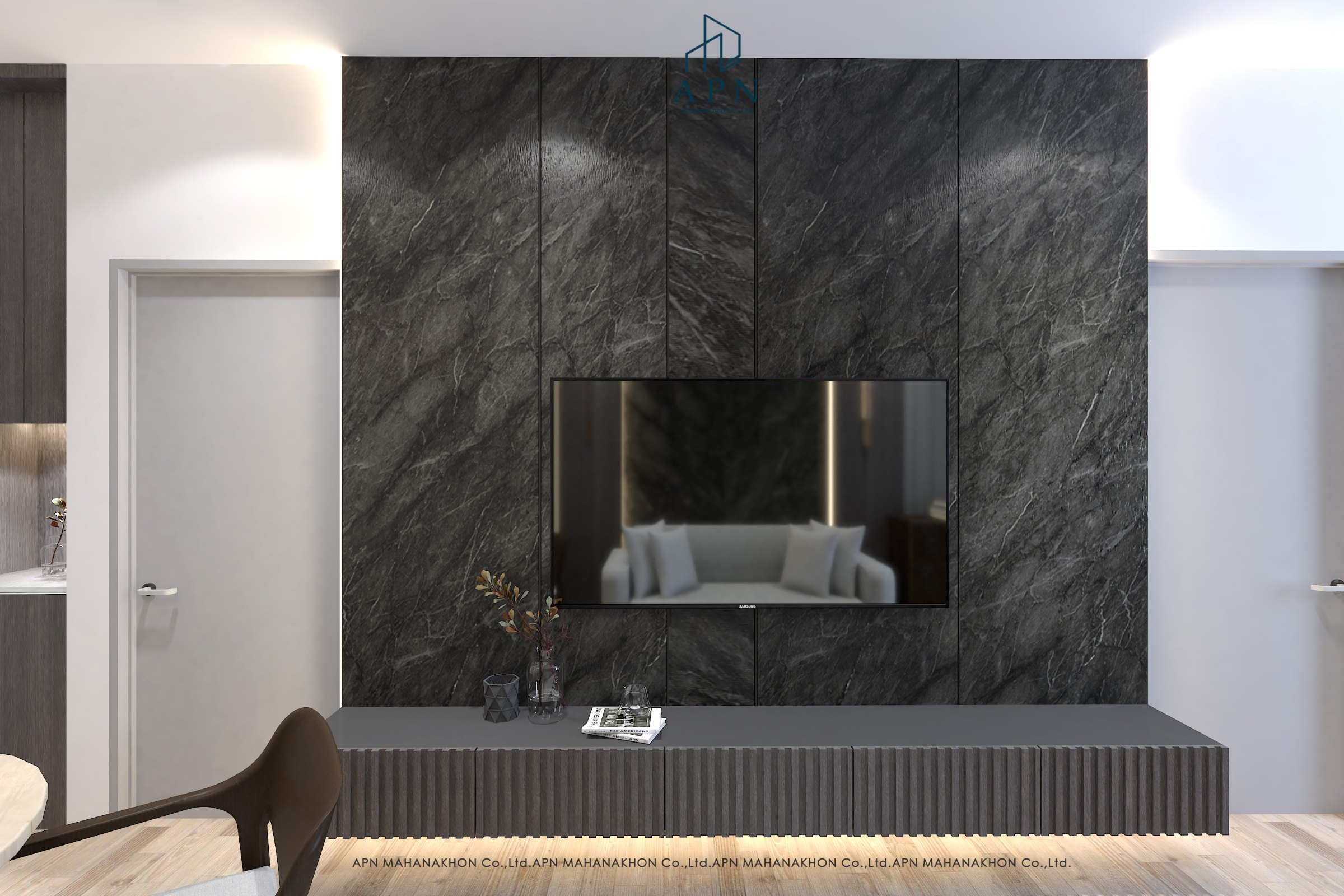 ออกแบบตกแต่งภายในคอนโด Knightsbridge Space Ratchayothin โดย APN