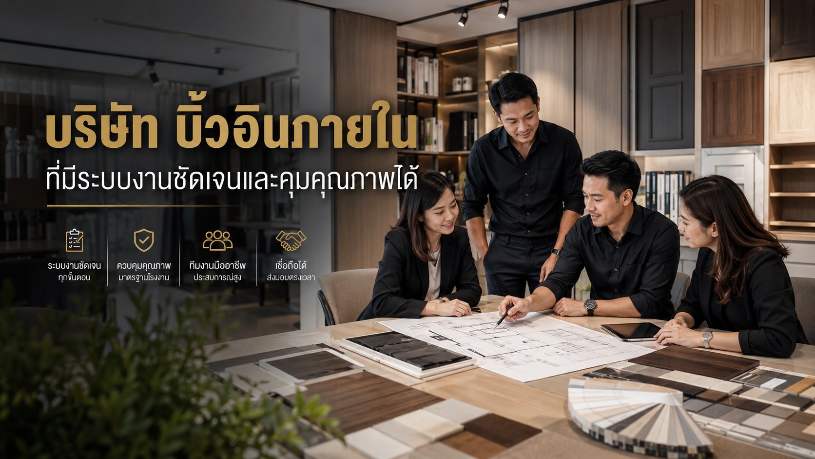 บริษัท บิ้วอินภายใน ที่มีระบบงานชัดเจนและคุมคุณภาพได้