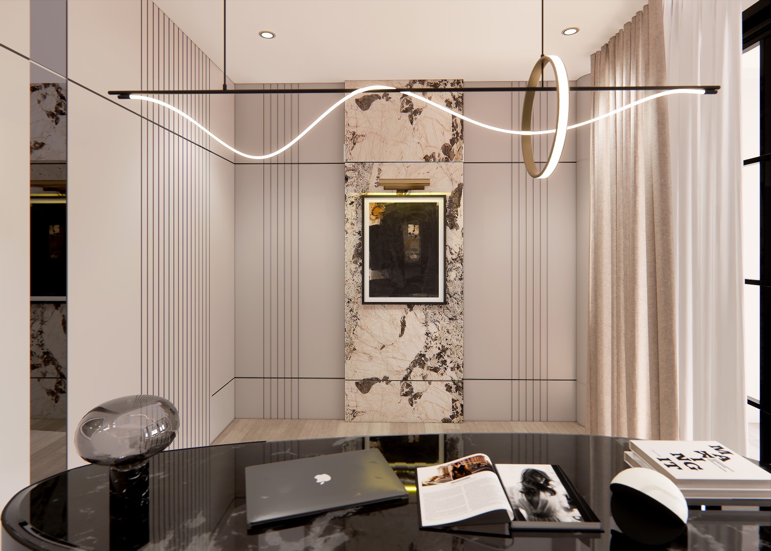 บริษัทรับออกแบบบ้านและคอนโด Private Residence โดย APN