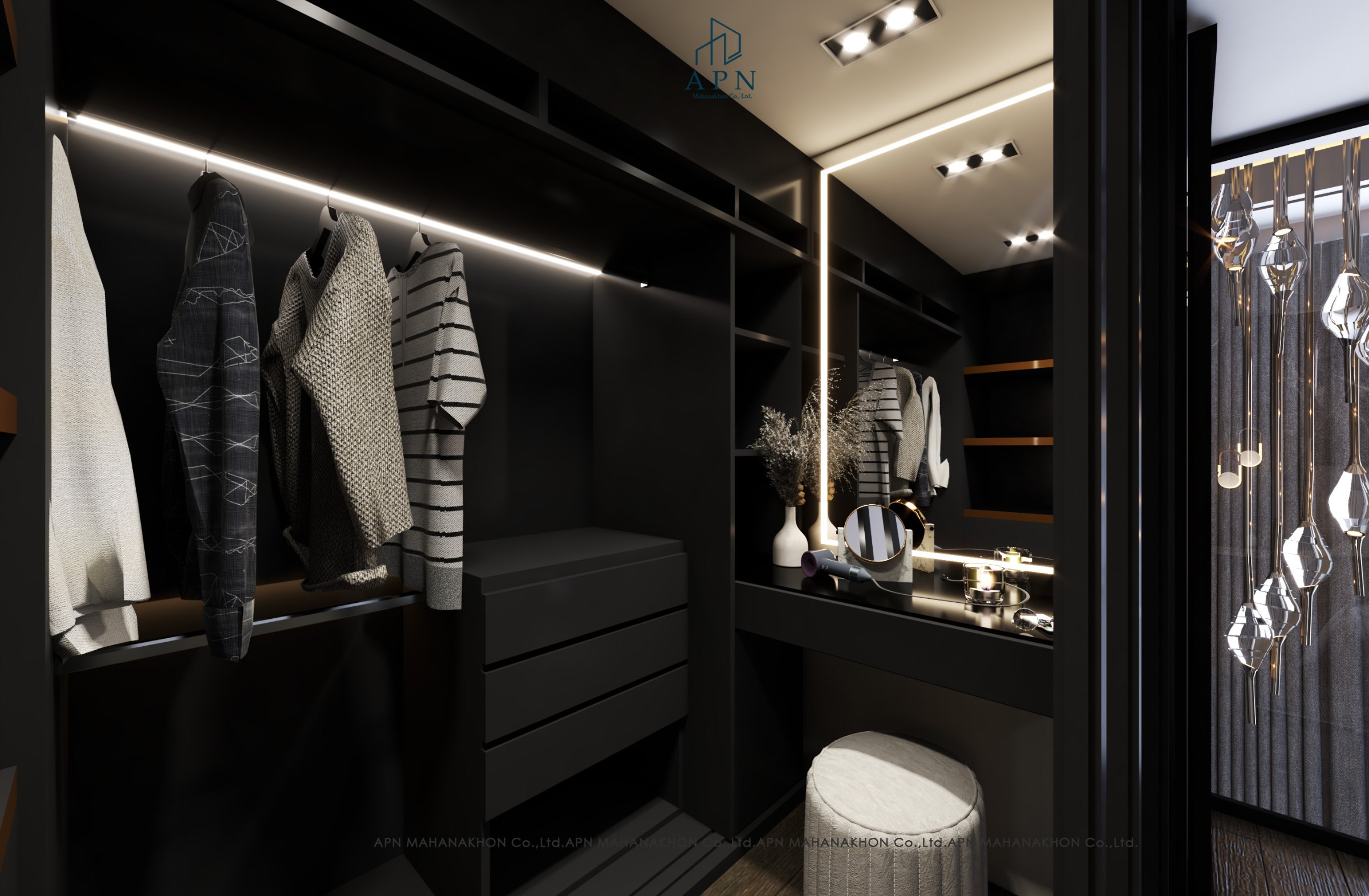 บริการงานบิวท์อิน Knightsbridge Space Ratchayothin โดย APN