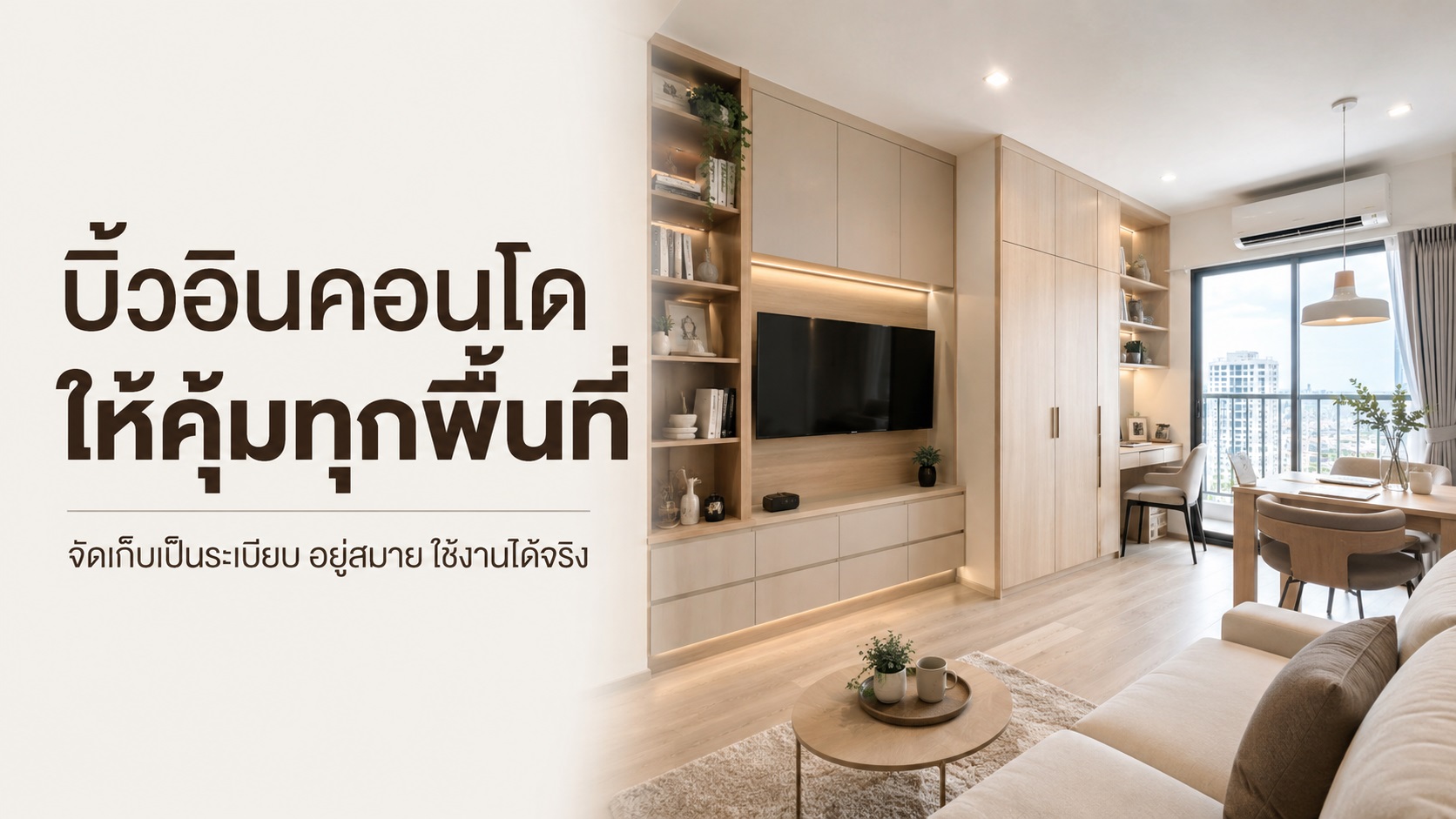 บิวท์อินคอนโดควรทำทีเดียวหรือแบ่งเฟส แบบไหนคุ้มกว่า
