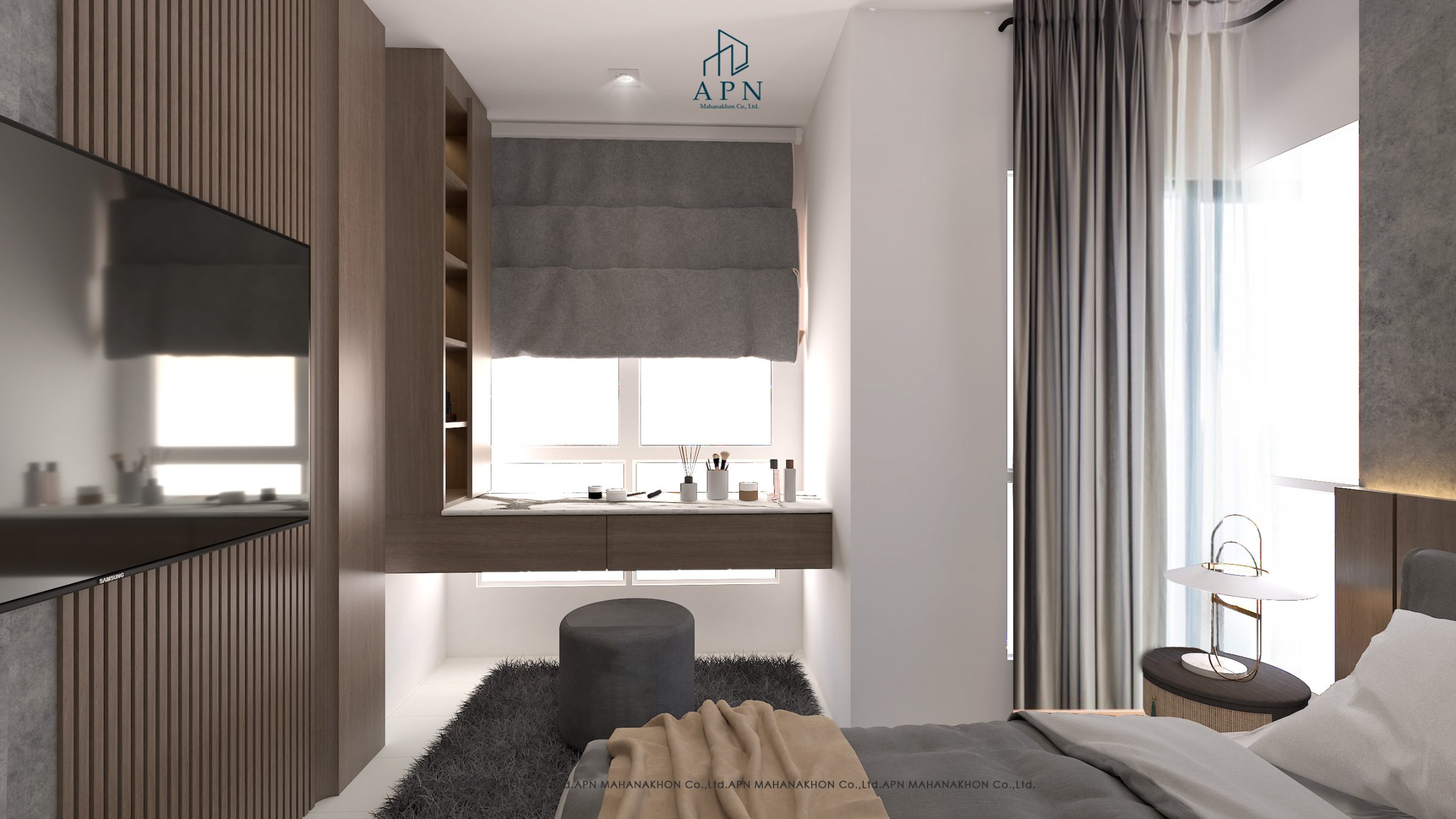 รับออกแบบ Home Supalai Veranda โดย APN