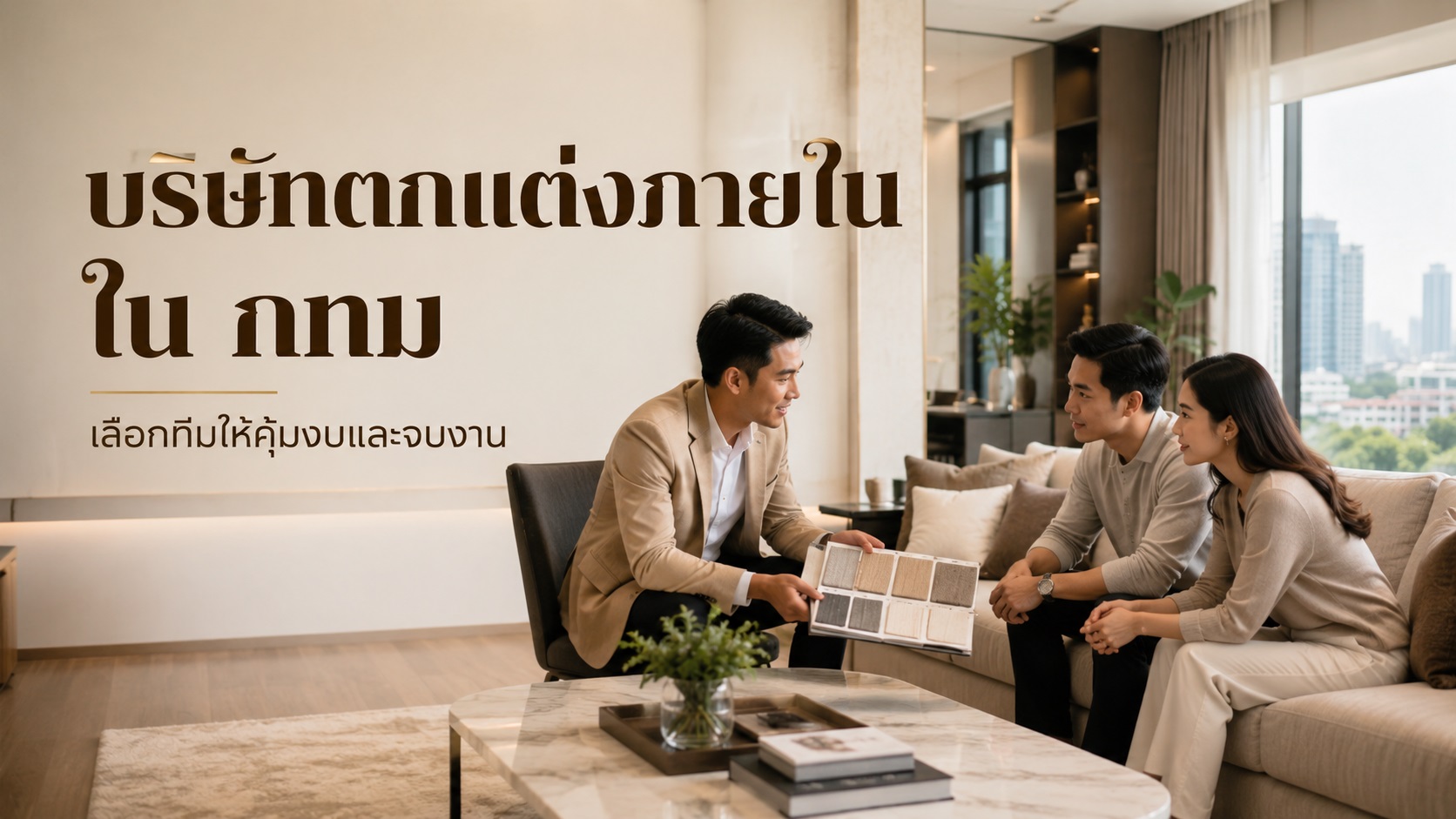 บริษัทตกแต่งภายใน ใน กทม เลือกทีมให้คุ้มงบและจบงาน