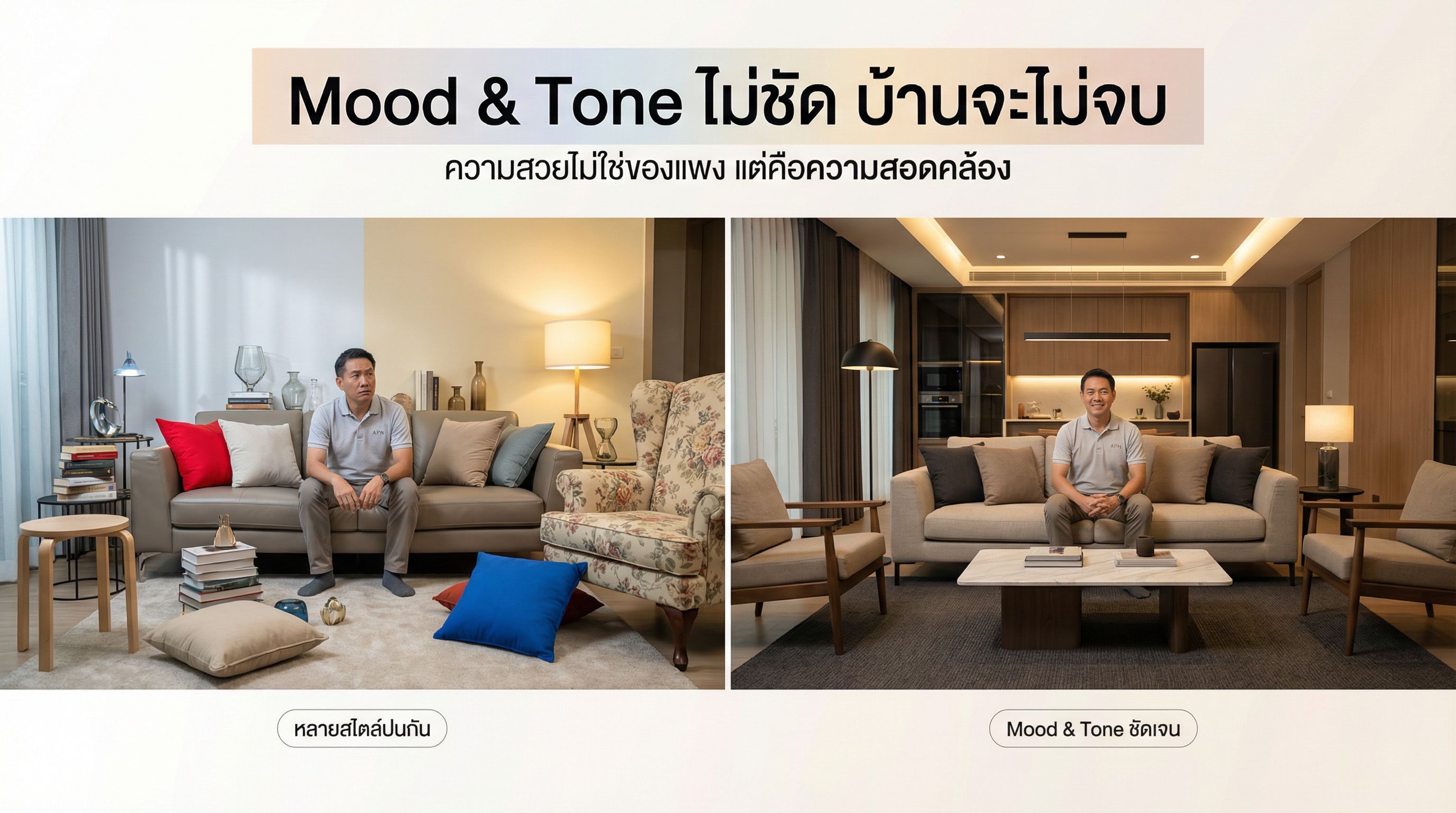 ออกแบบตกแต่งภายในเริ่มยังไง? คู่มือครบตั้งแต่ศูนย์จนจบ (ฉบับมืออาชีพ)