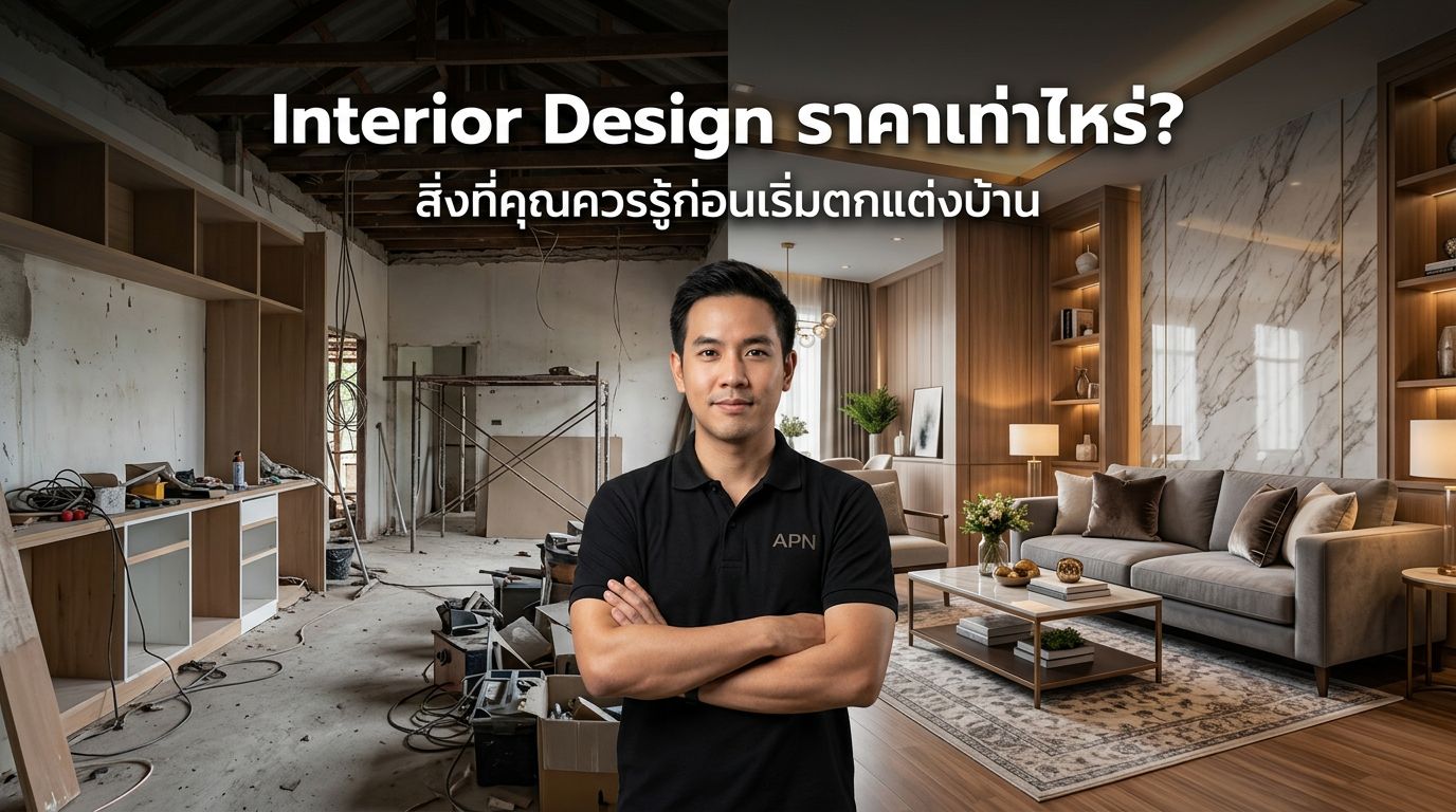 Interior Design ราคาเท่าไหร่? สิ่งที่คุณควรรู้ก่อนเริ่มตกแต่งบ้าน (ก่อนงบจะบานปลาย)
