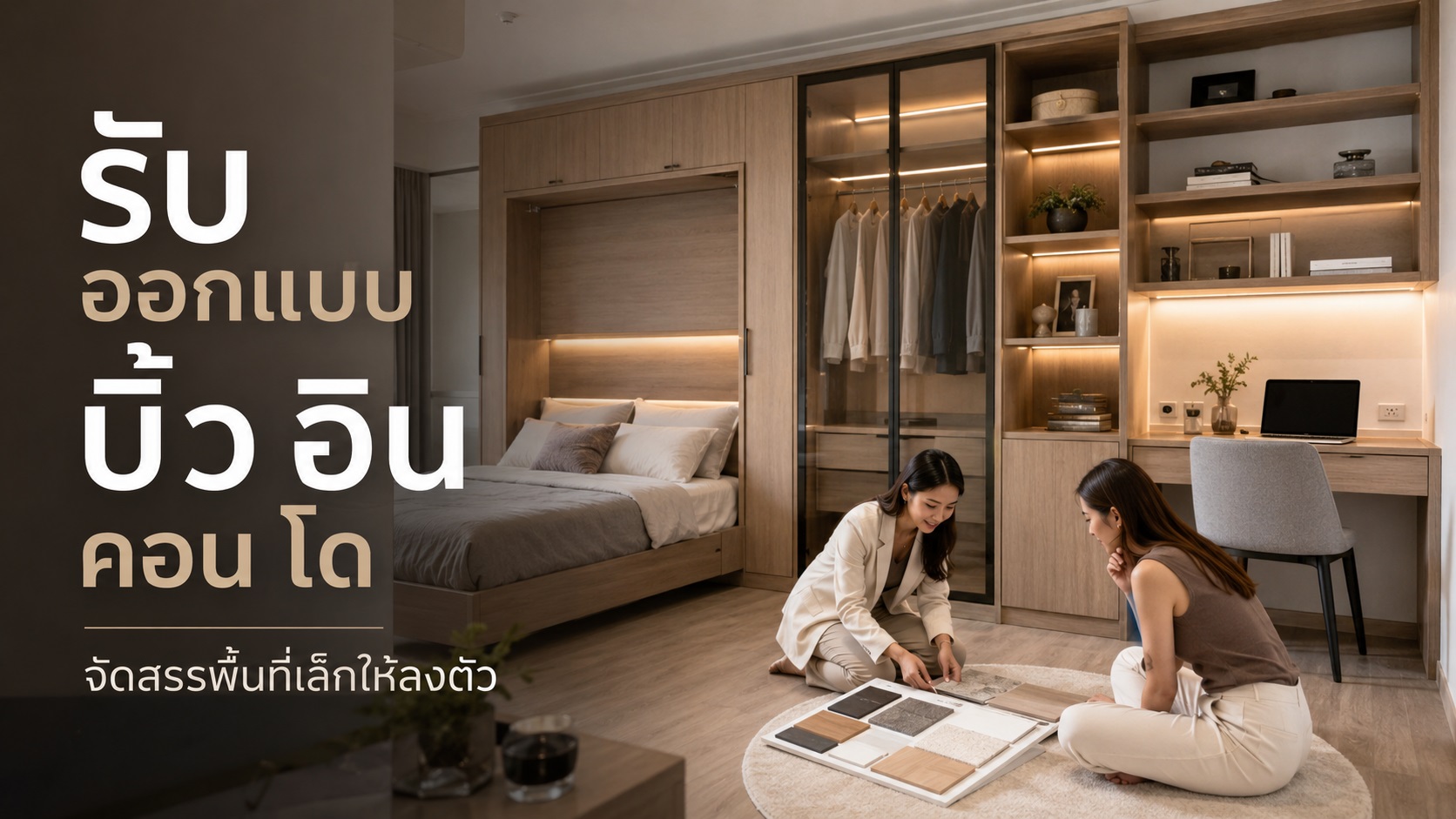 รับออกแบบ บิ้วอิน คอนโด ให้สวย คุ้มพื้นที่