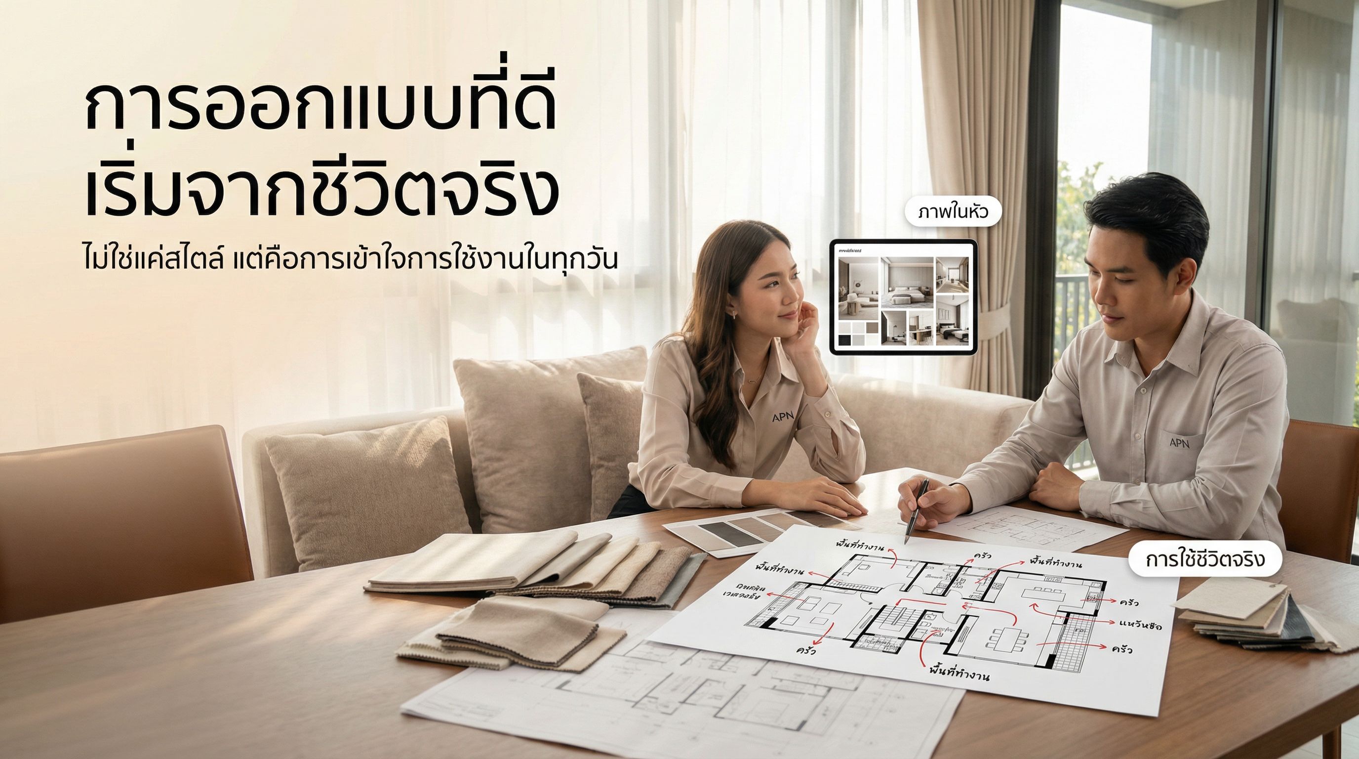 ออกแบบตกแต่งภายในเริ่มยังไง? คู่มือครบตั้งแต่ศูนย์จนจบ (ฉบับมืออาชีพ)