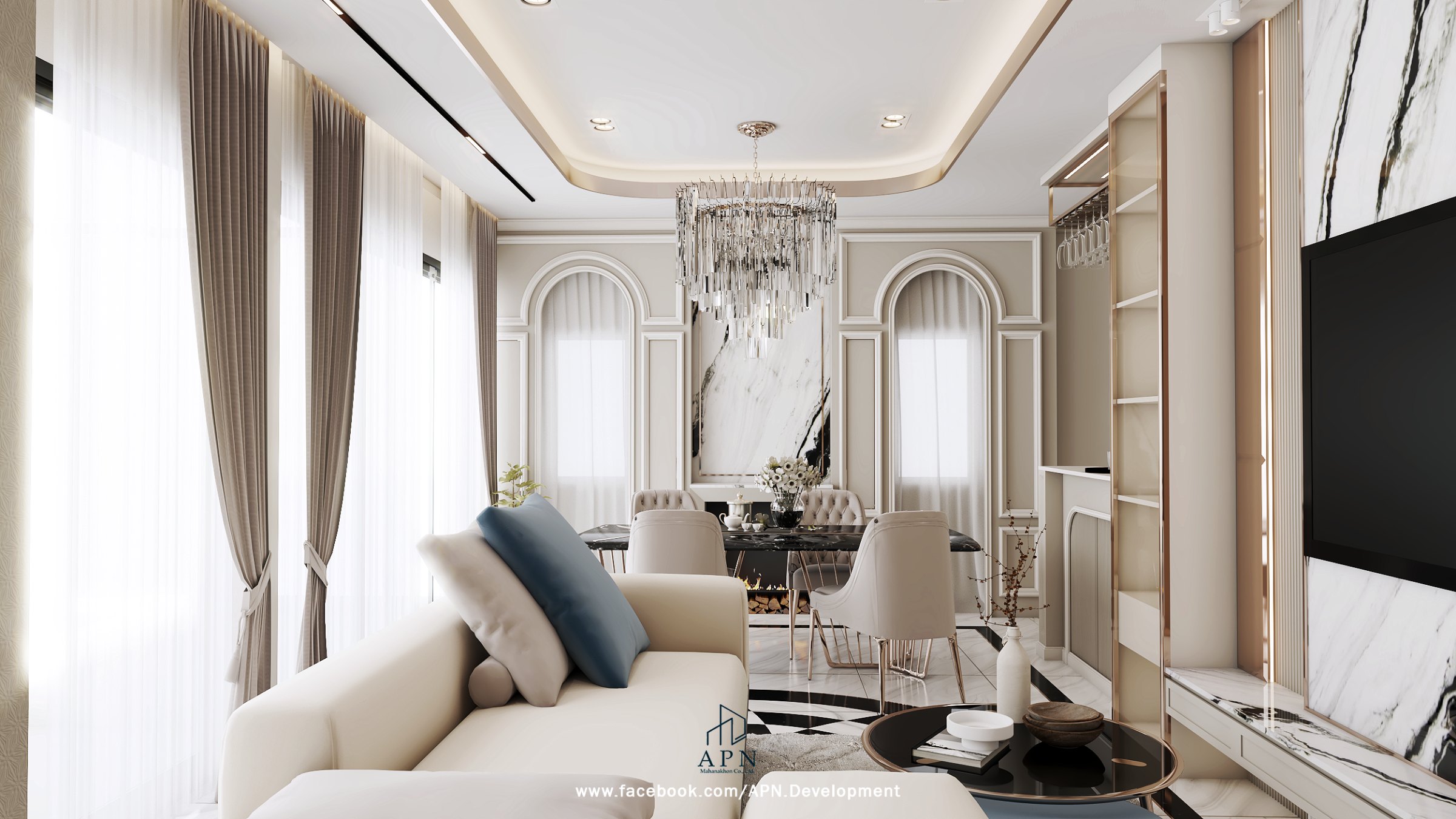 ออกแบบตกแต่งภายในบ้าน Private Residence โดย APN