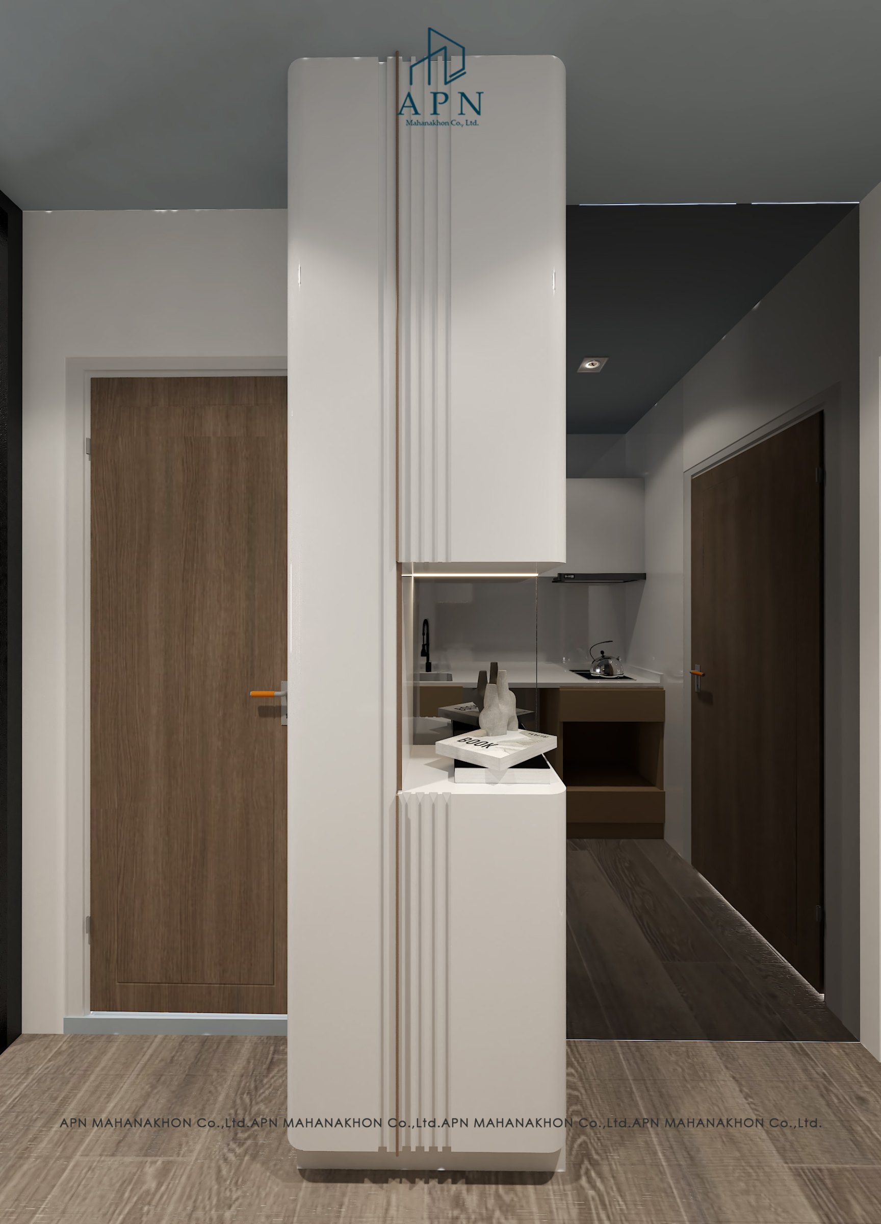 บริษัทตกแต่งภายในโรงแรม Life Sathorn Sierra โดย APN