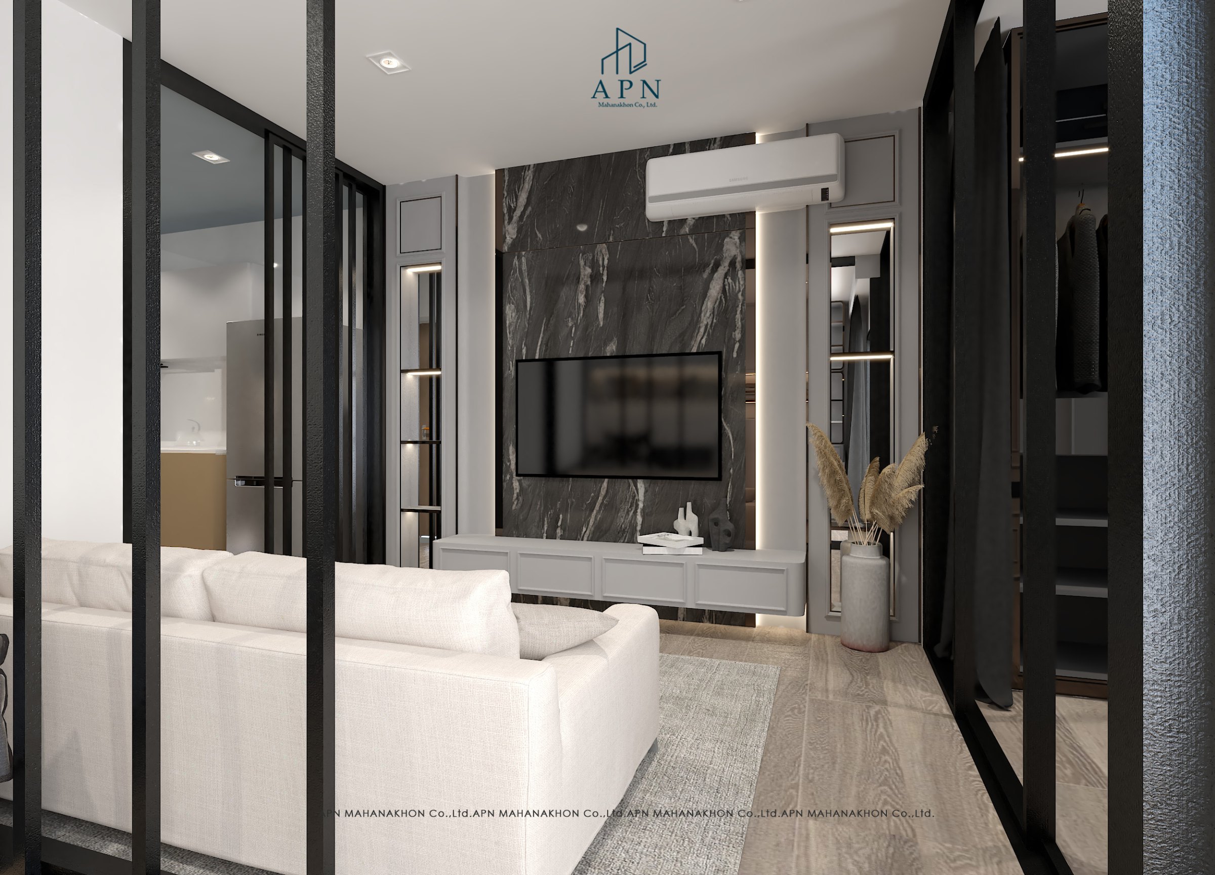 Life Sathorn Sierra Modern Contemporary Luxury ผลงานออกแบบตกแต่งภายในบ้าน โดย APN