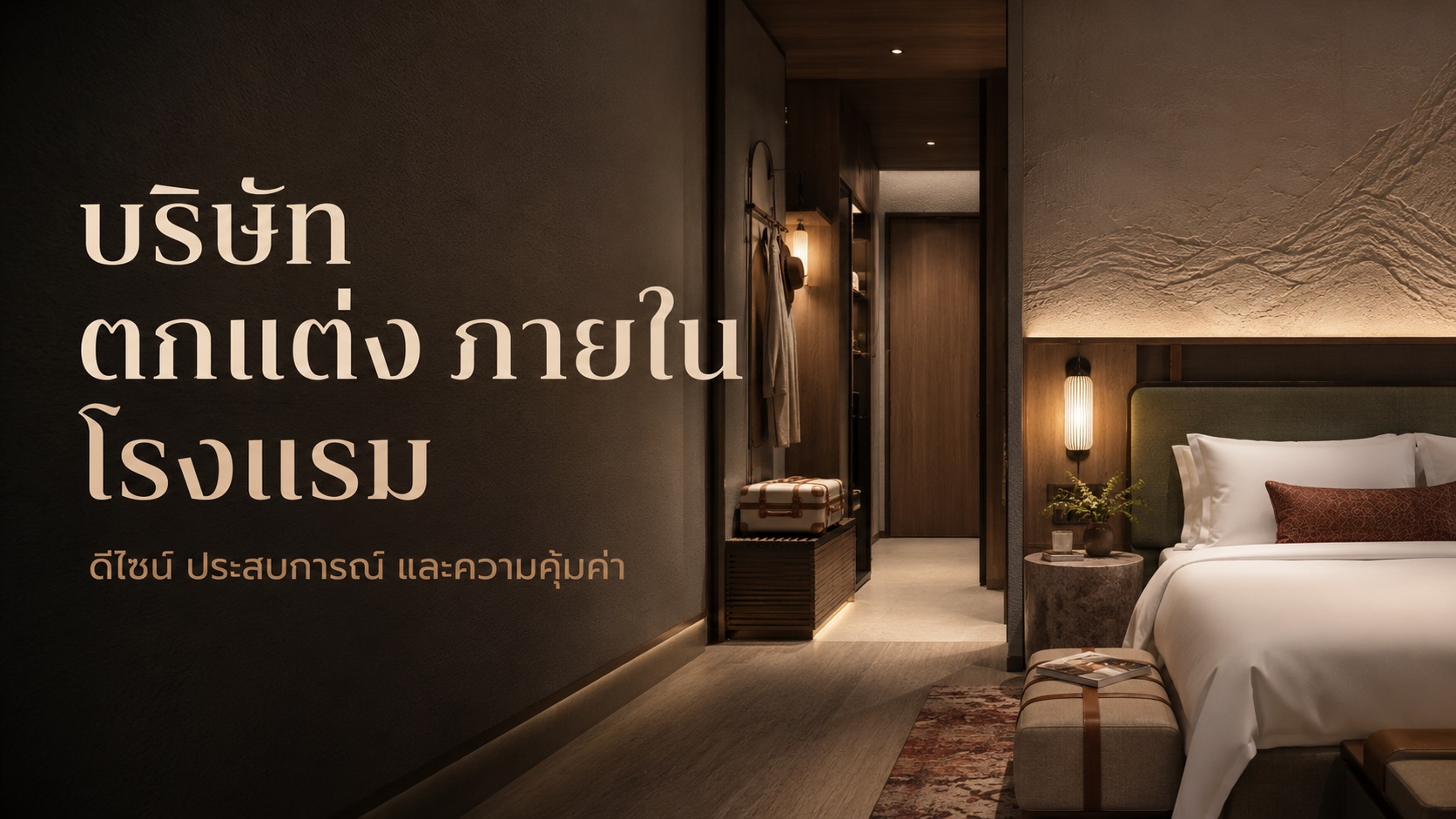 บริษัท ตกแต่ง ภายใน โรงแรม เลือกทีมให้งานจบจริง