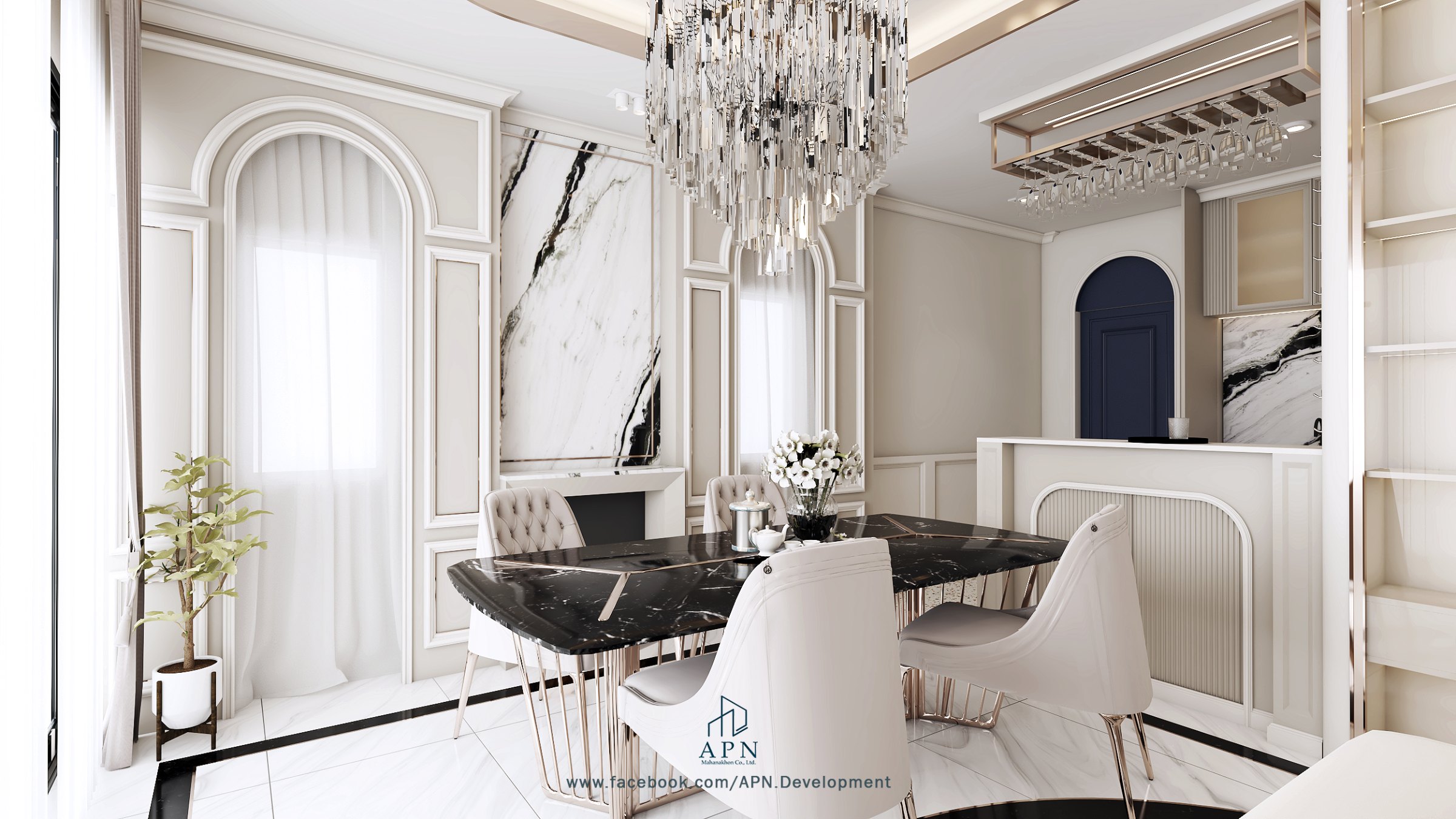 บริษัทตกแต่งภายในบ้าน Private Residence โดย APN