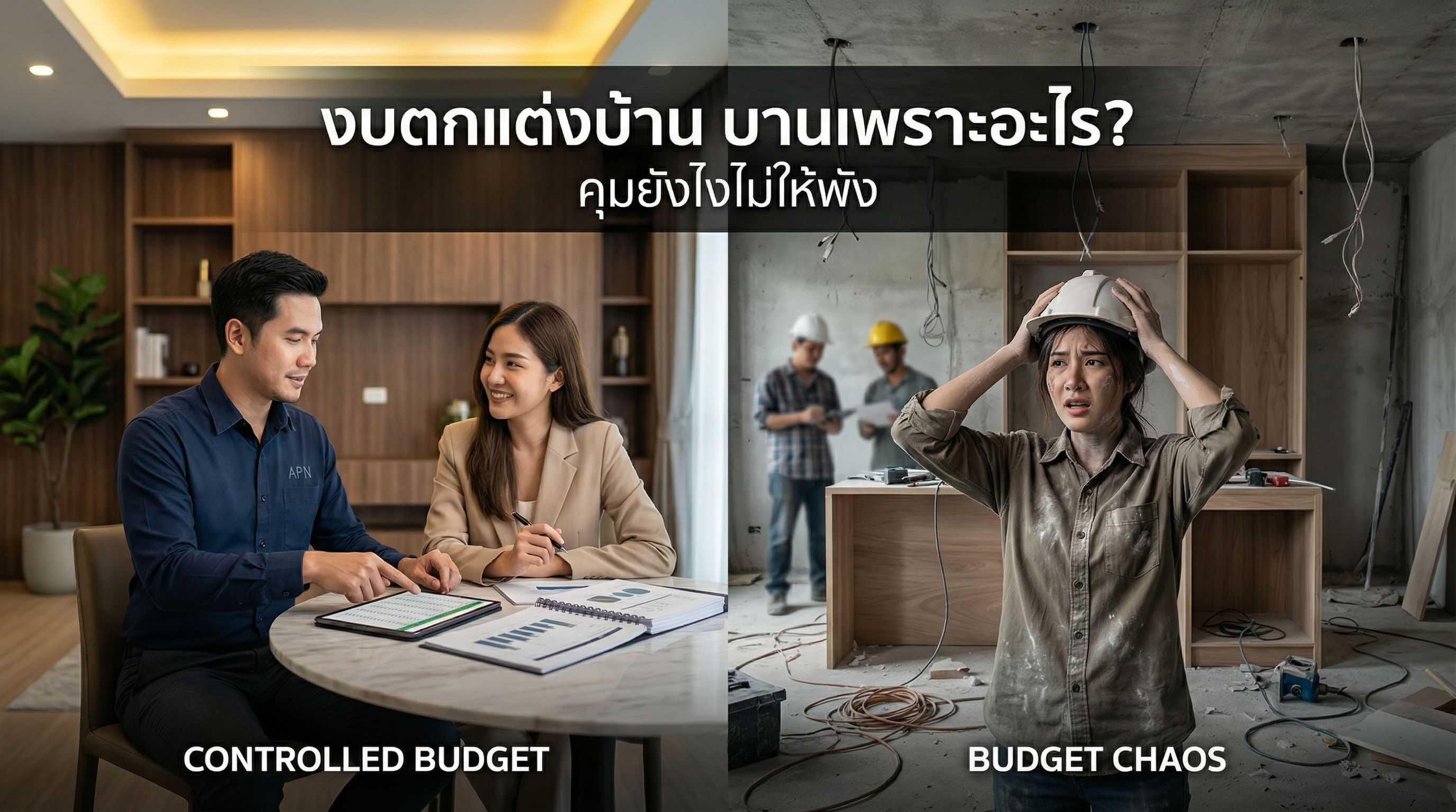 ทำไมงบตกแต่งบ้านถึงบานปลาย? และจะคุมยังไงไม่ให้พัง (คู่มือ 2026)