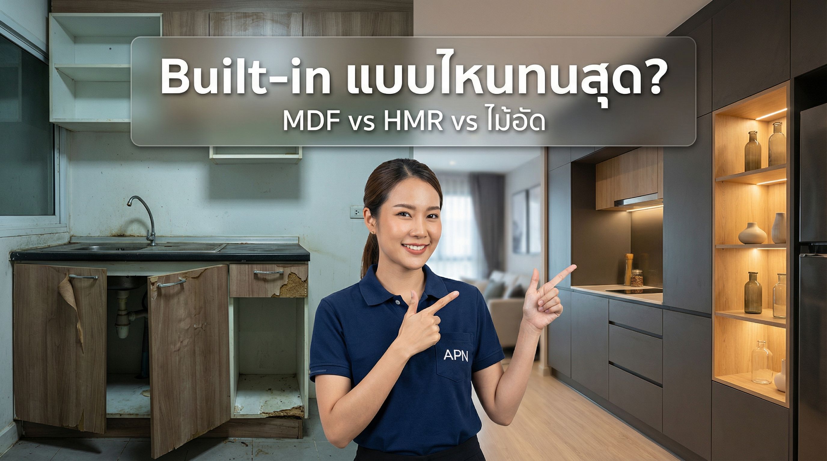 วัสดุ Built-in แบบไหนทนและคุ้มที่สุดในระยะยาว? (คู่มือเลือกวัสดุแบบมืออาชีพ)